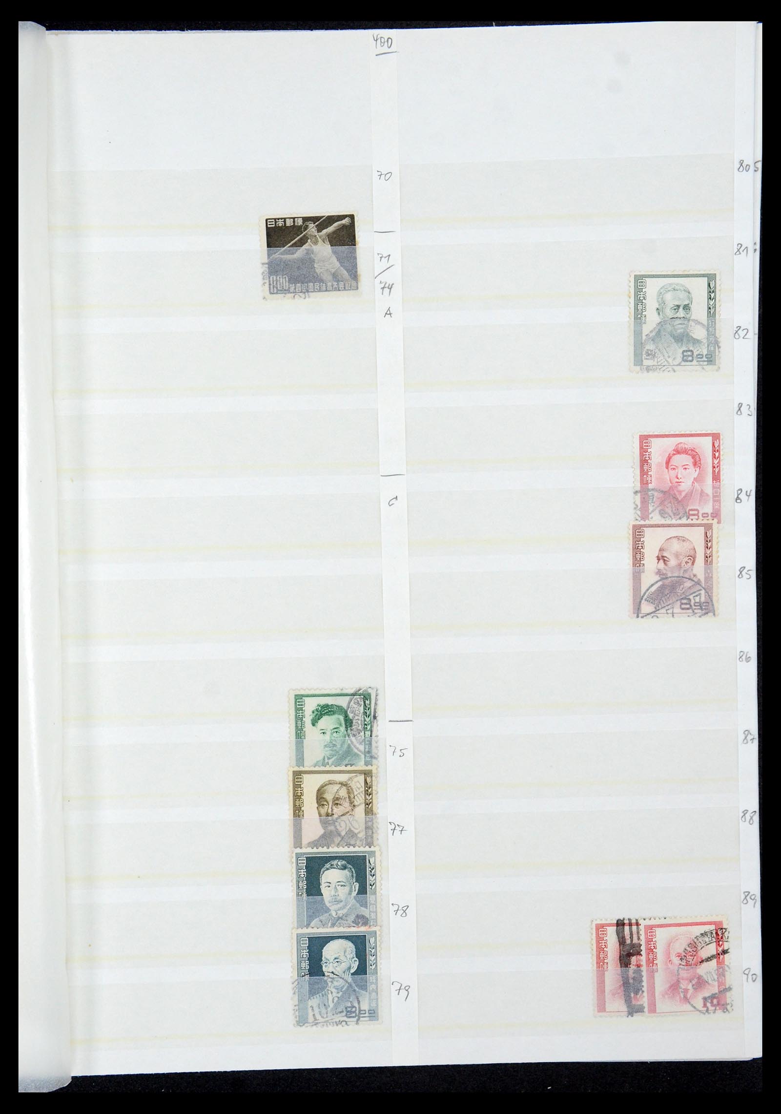 35437 019 - Postzegelverzameling 35437 Japan 1871-1992.