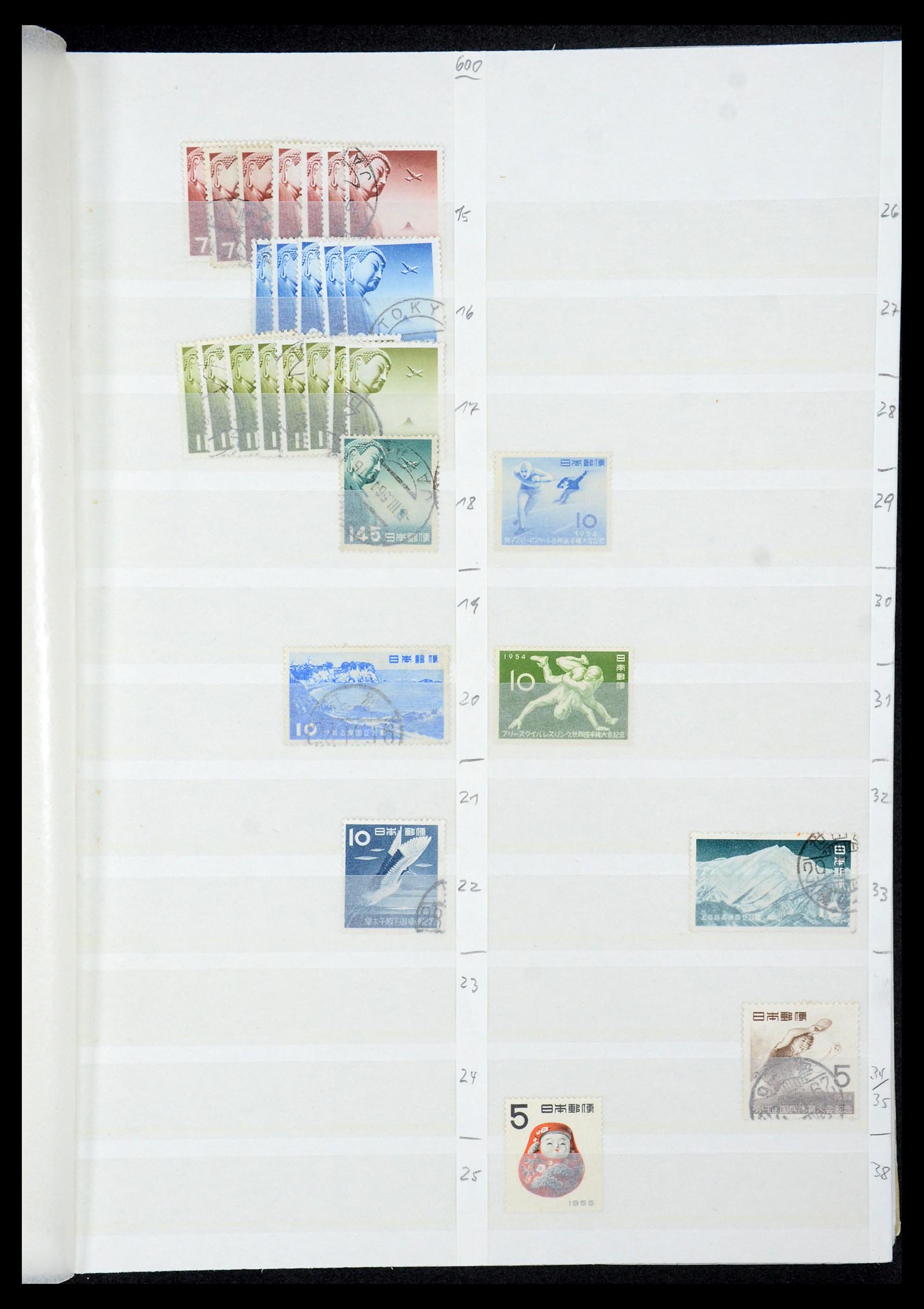 35437 025 - Postzegelverzameling 35437 Japan 1871-1992.