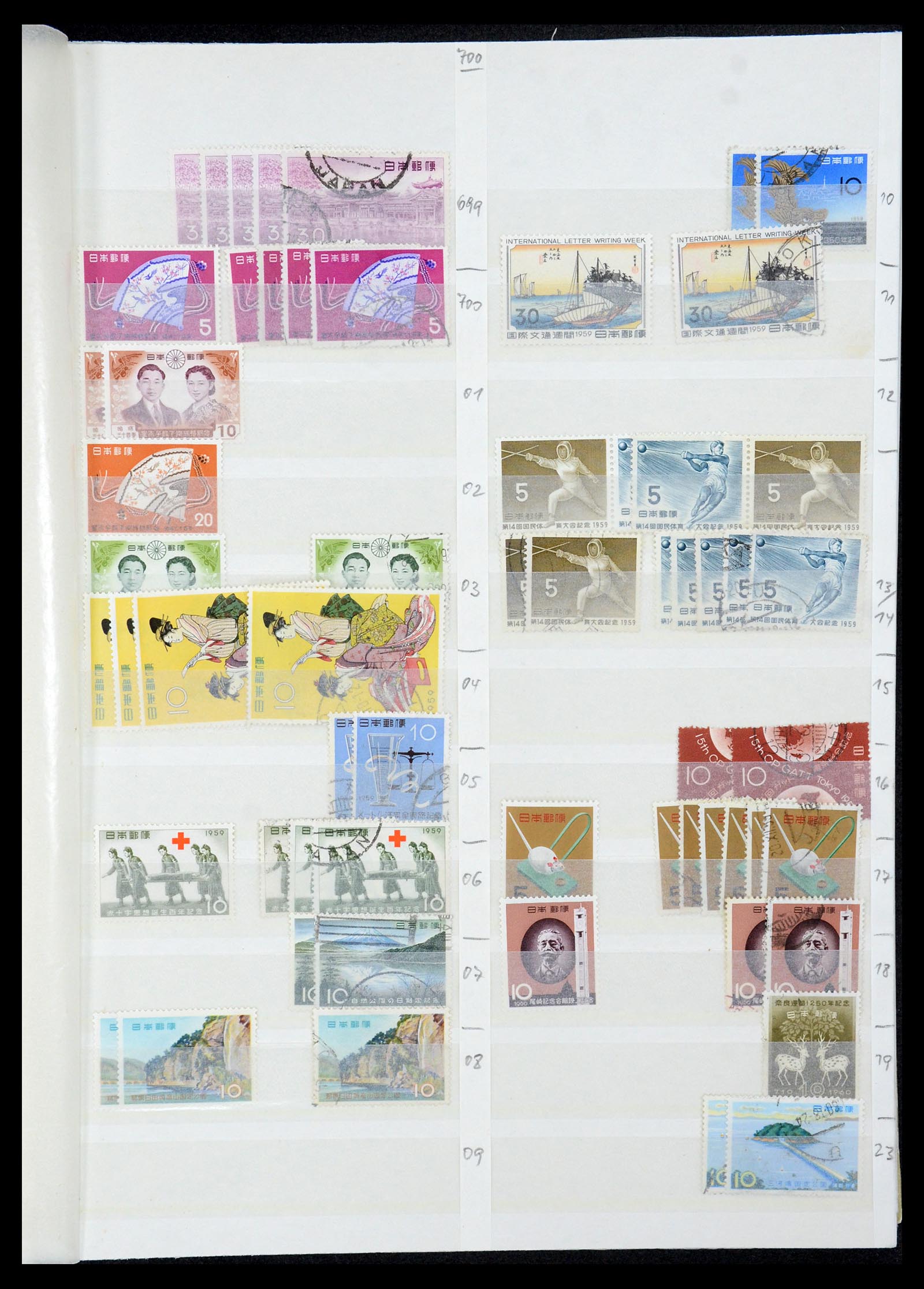 35437 029 - Postzegelverzameling 35437 Japan 1871-1992.