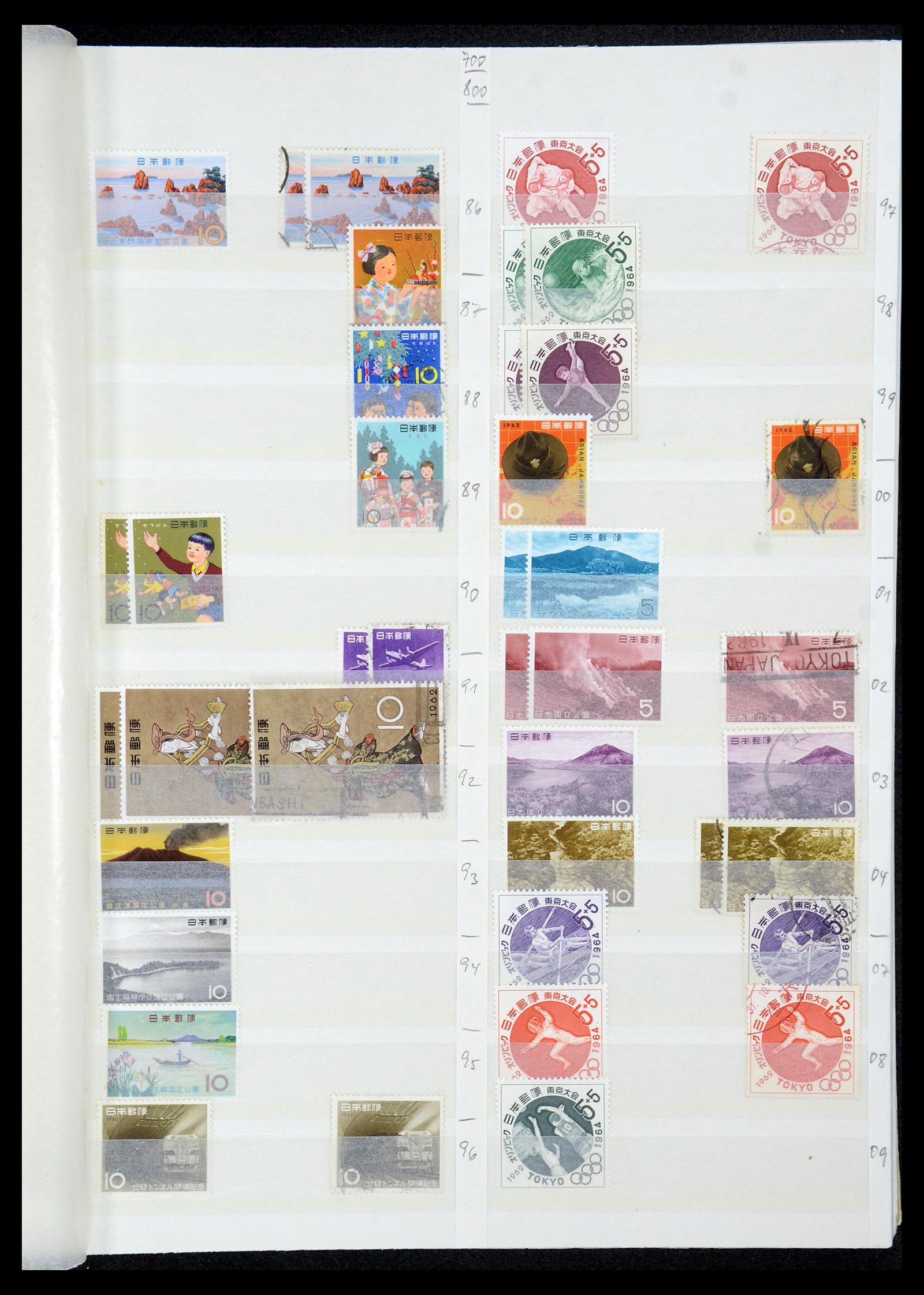 35437 033 - Postzegelverzameling 35437 Japan 1871-1992.