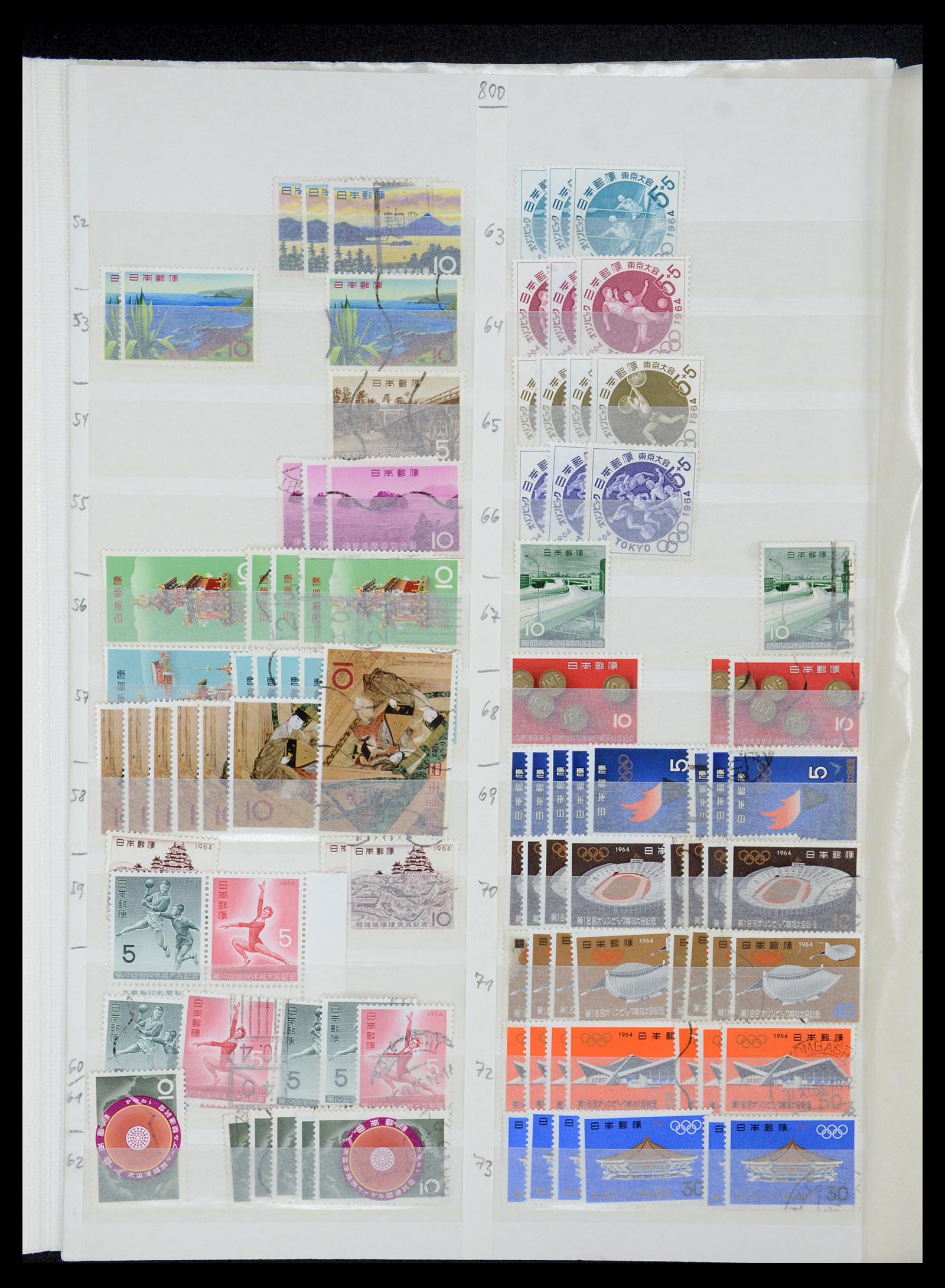 35437 036 - Postzegelverzameling 35437 Japan 1871-1992.