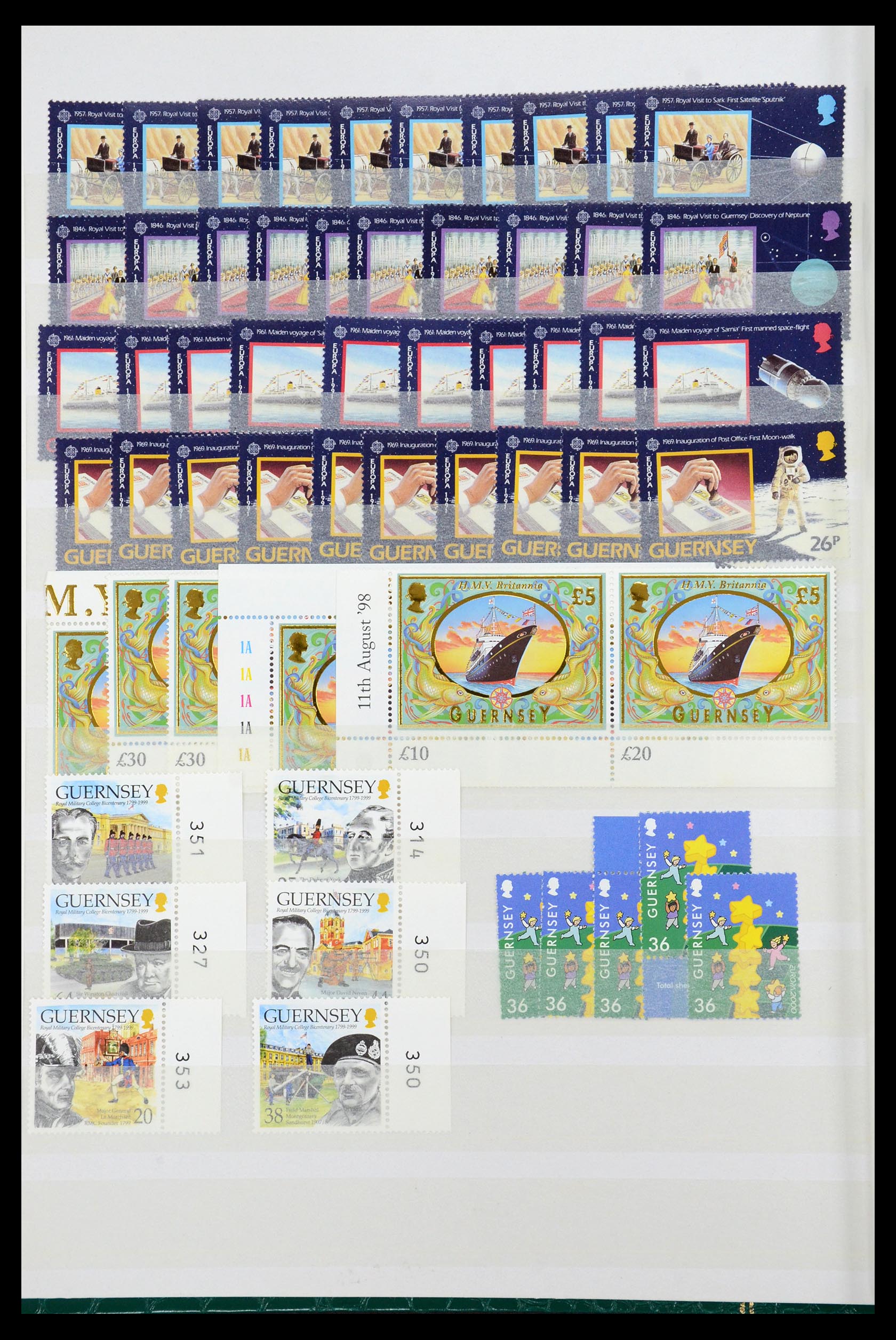 35438 006 - Postzegelverzameling 35438 Kanaaleilanden 1974-2001.