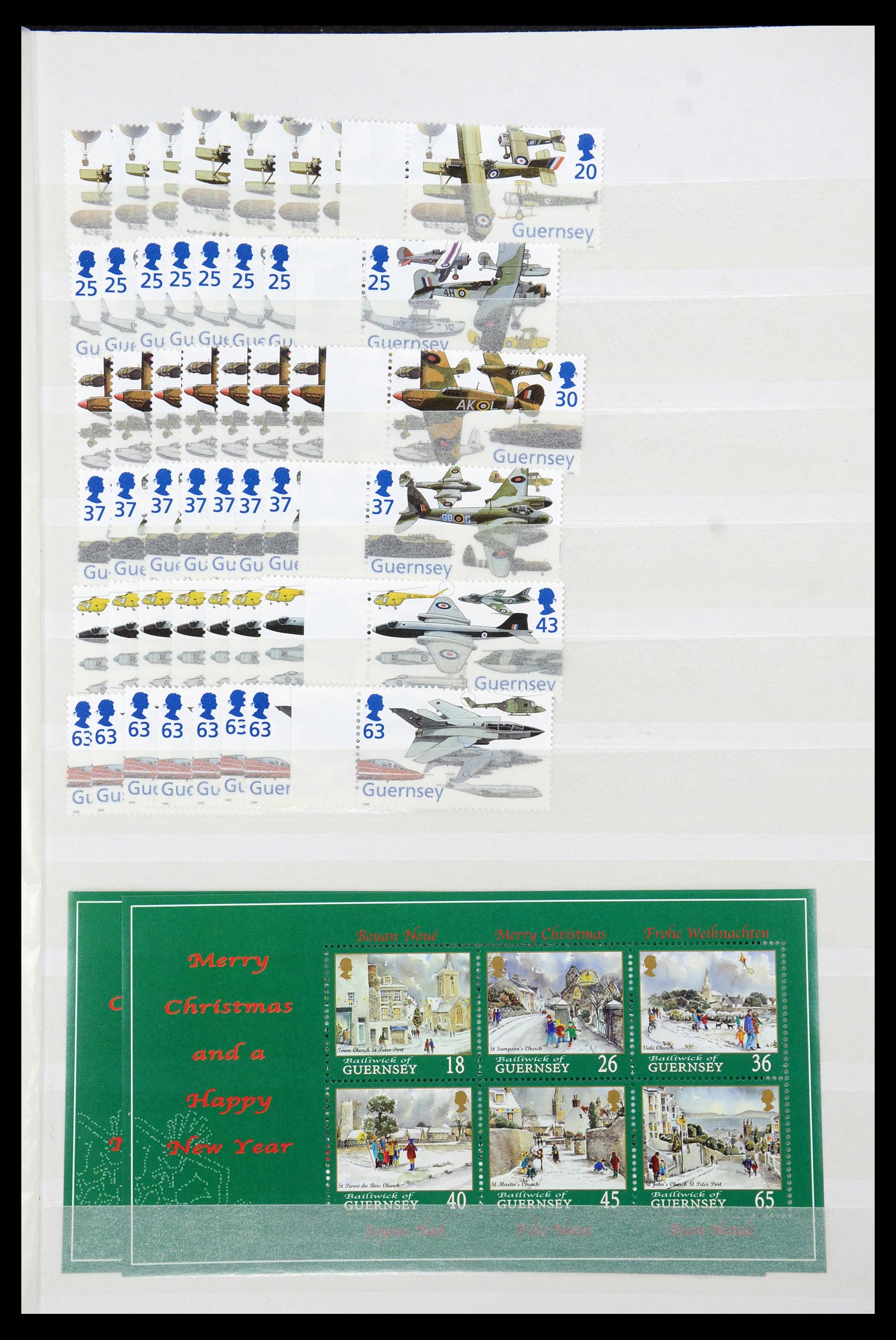35438 007 - Postzegelverzameling 35438 Kanaaleilanden 1974-2001.