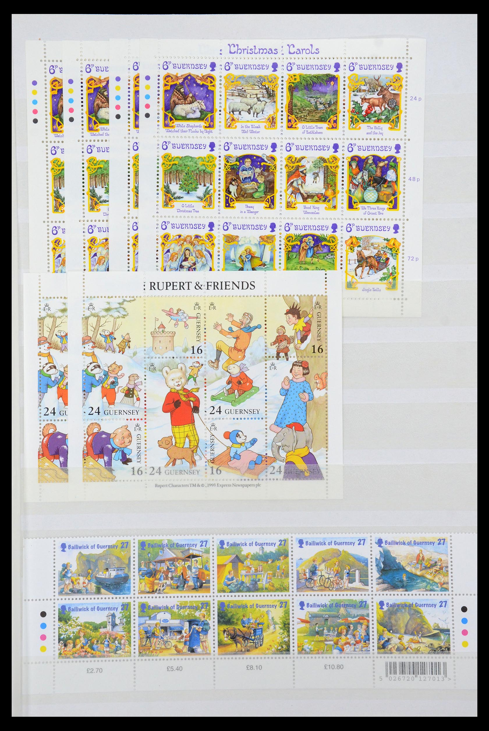 35438 009 - Postzegelverzameling 35438 Kanaaleilanden 1974-2001.