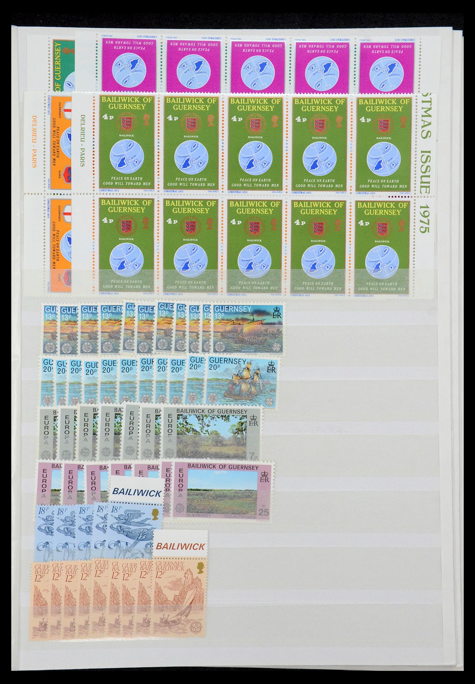 35438 019 - Postzegelverzameling 35438 Kanaaleilanden 1974-2001.