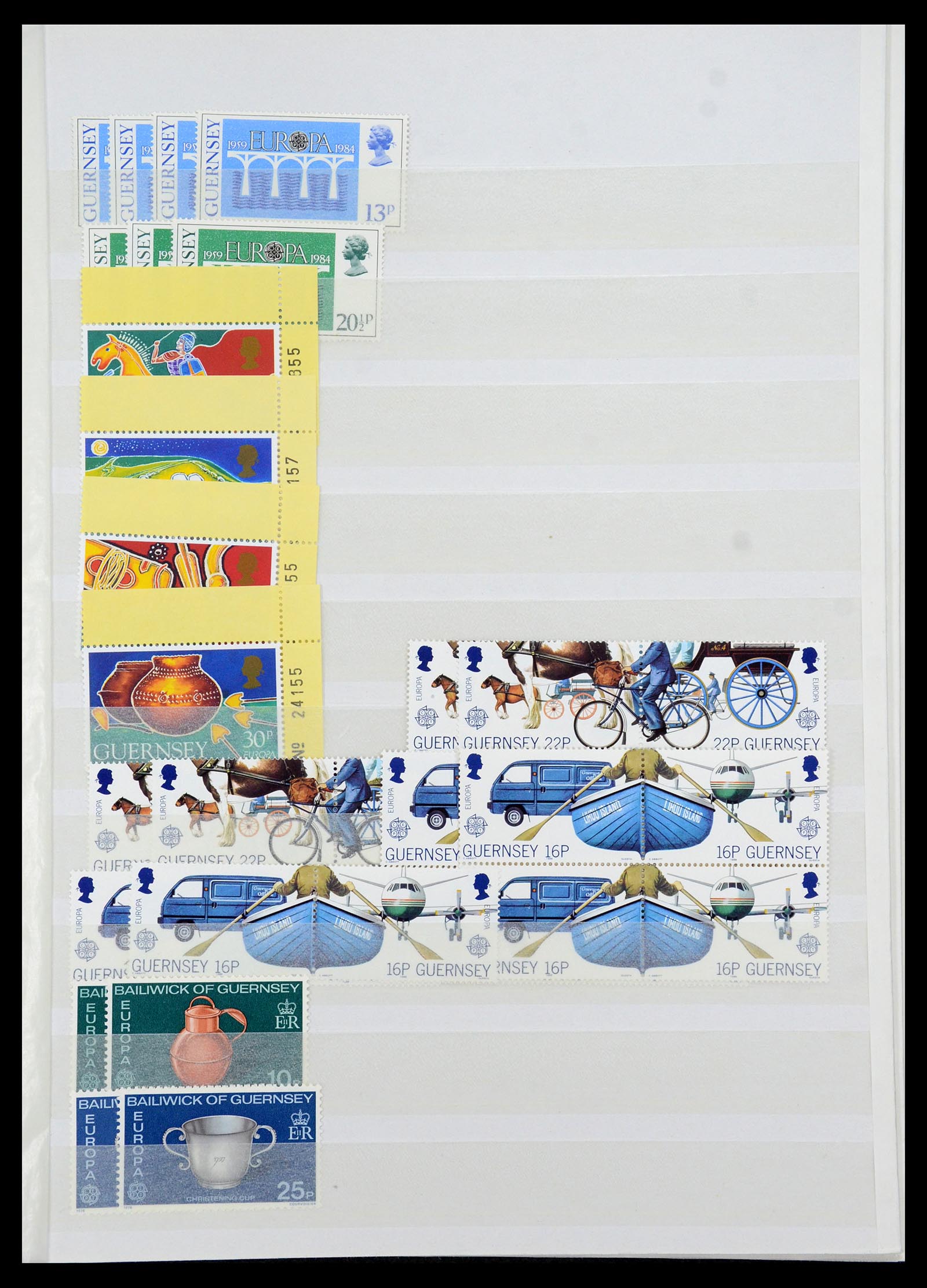 35438 021 - Postzegelverzameling 35438 Kanaaleilanden 1974-2001.