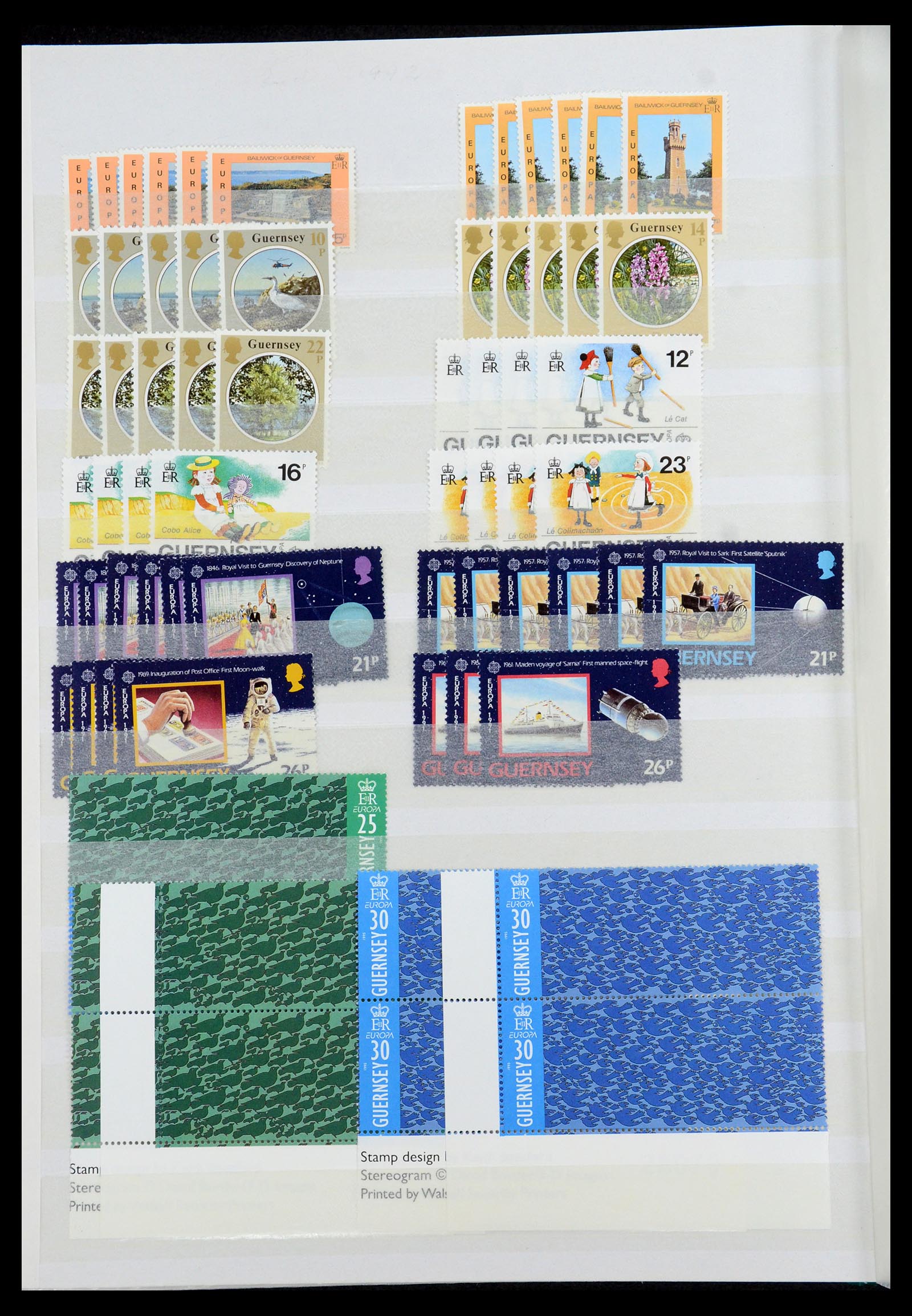35438 022 - Postzegelverzameling 35438 Kanaaleilanden 1974-2001.