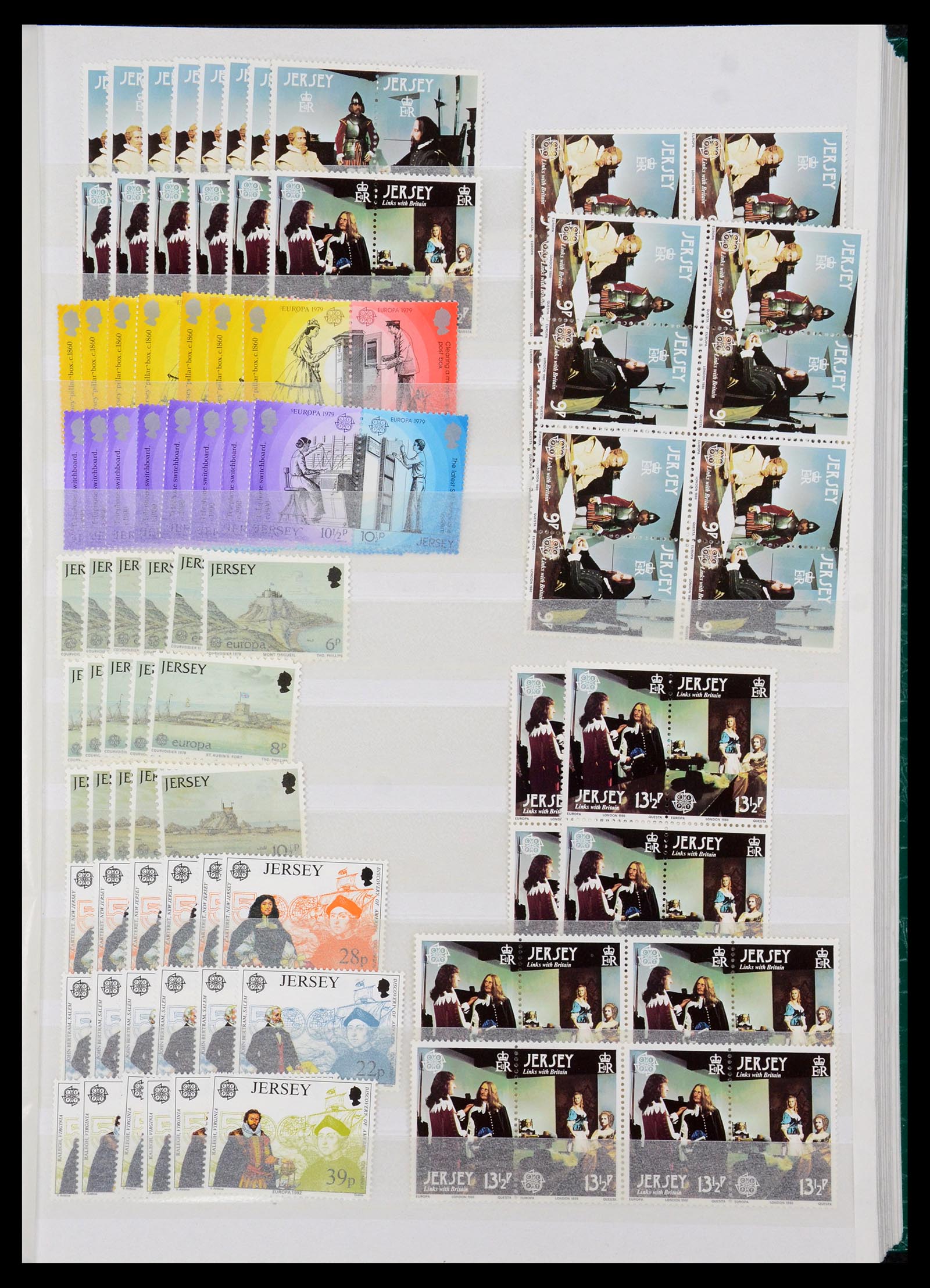 35438 033 - Postzegelverzameling 35438 Kanaaleilanden 1974-2001.