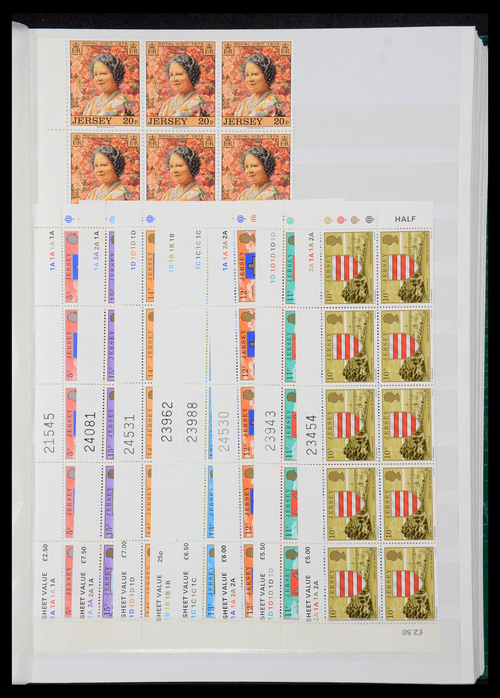 35438 035 - Postzegelverzameling 35438 Kanaaleilanden 1974-2001.