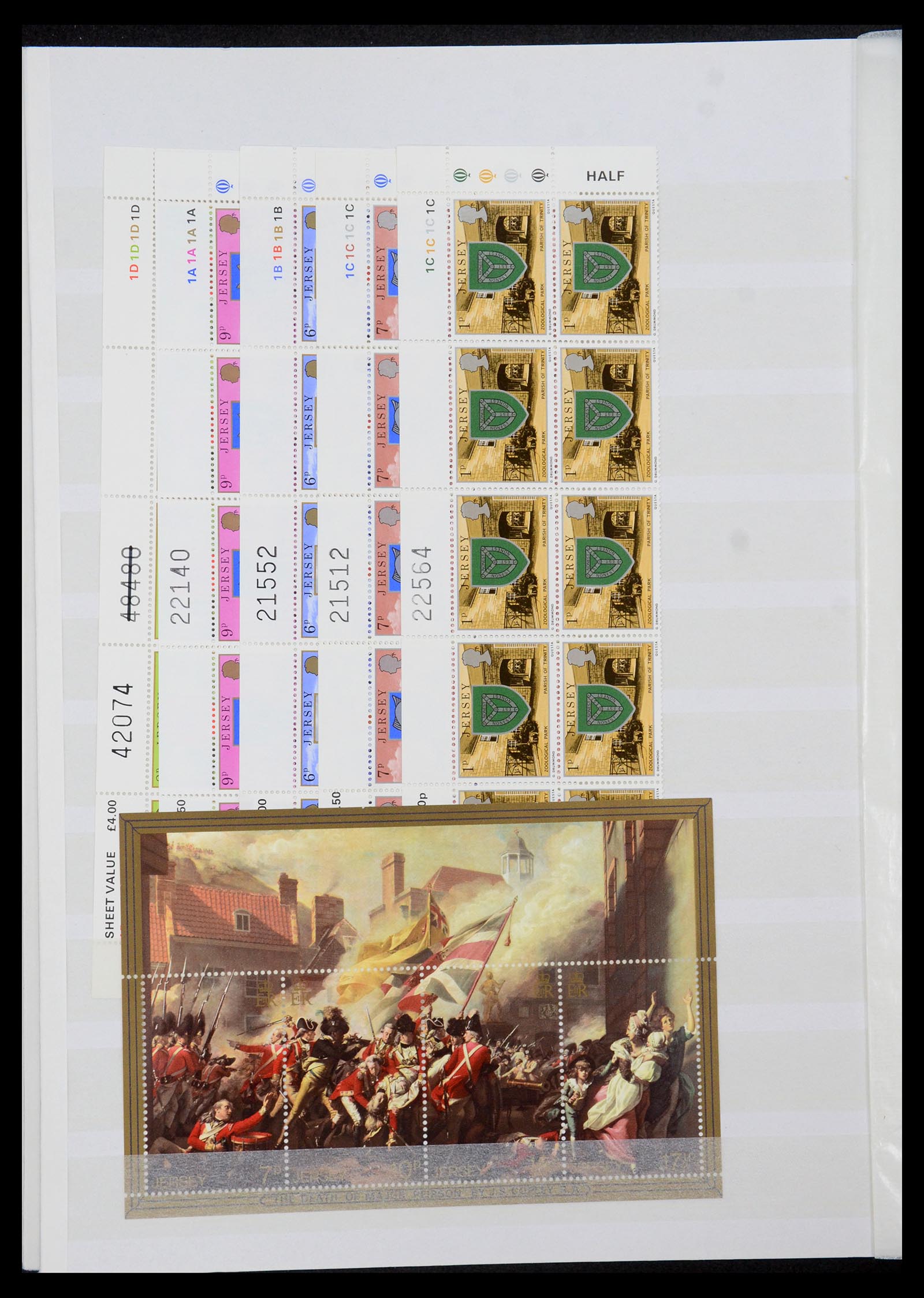 35438 036 - Postzegelverzameling 35438 Kanaaleilanden 1974-2001.