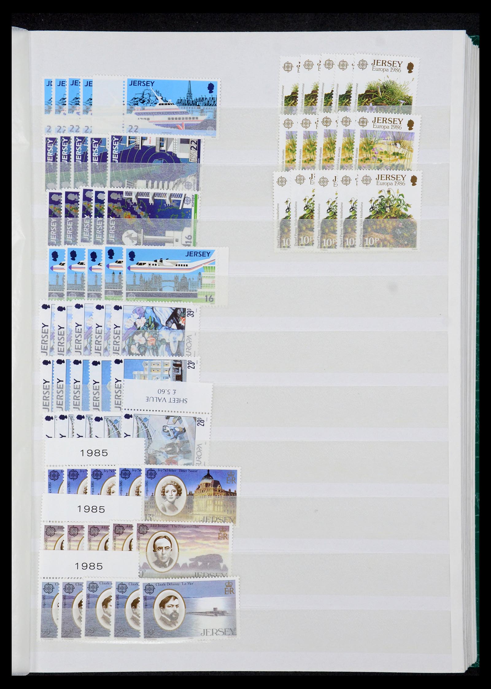 35438 037 - Postzegelverzameling 35438 Kanaaleilanden 1974-2001.