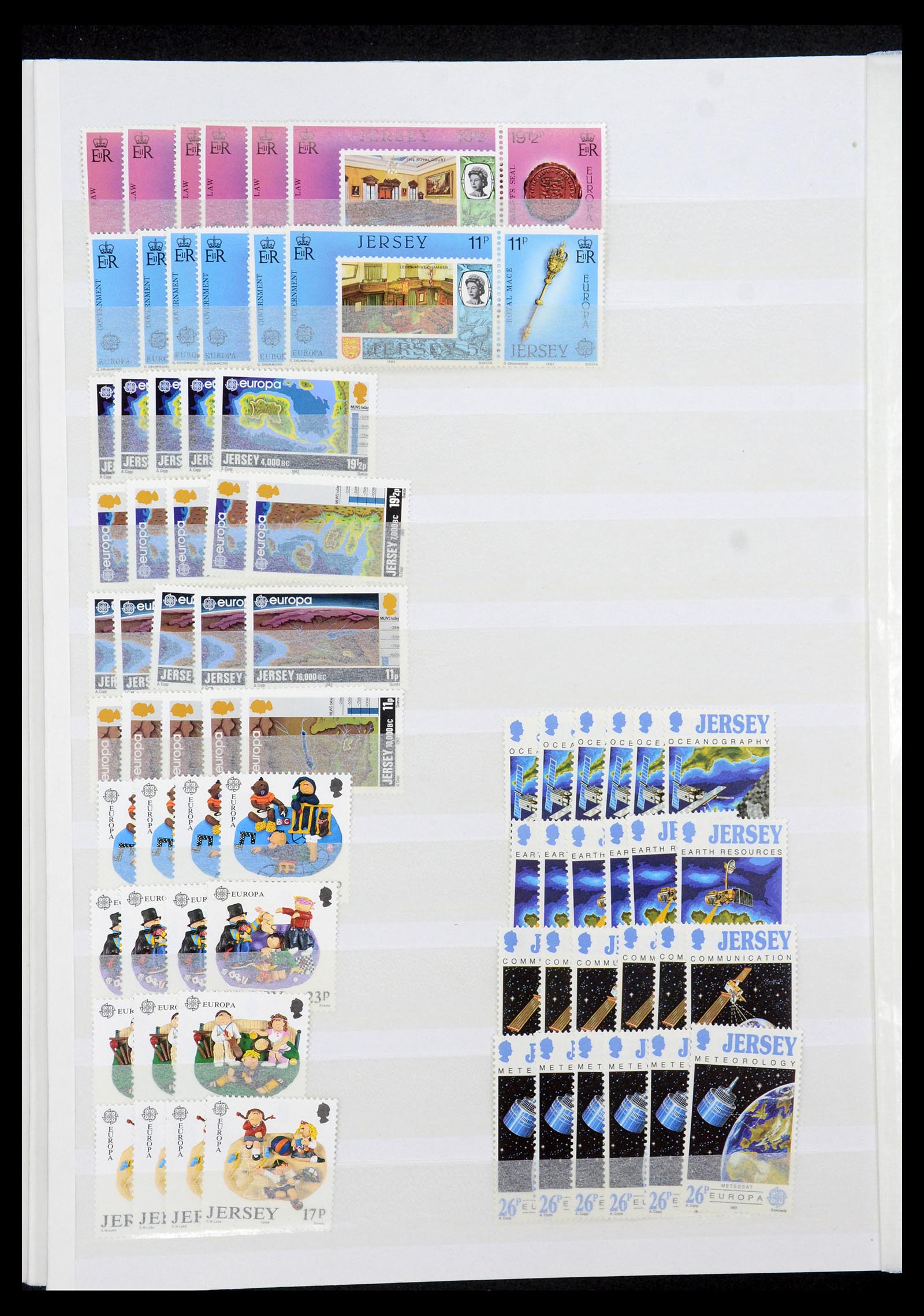 35438 038 - Postzegelverzameling 35438 Kanaaleilanden 1974-2001.