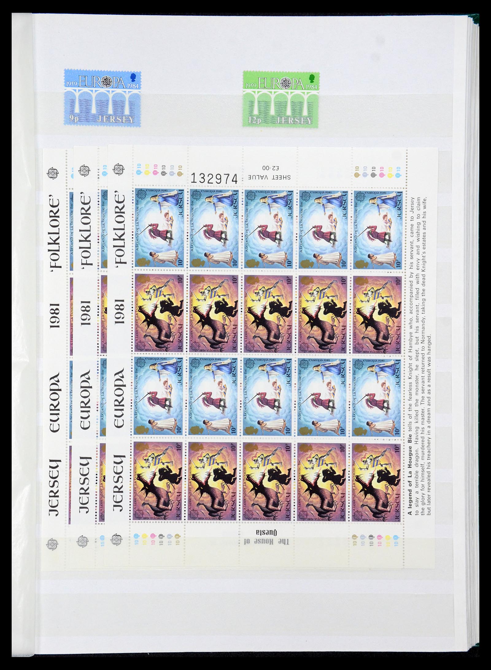 35438 041 - Postzegelverzameling 35438 Kanaaleilanden 1974-2001.