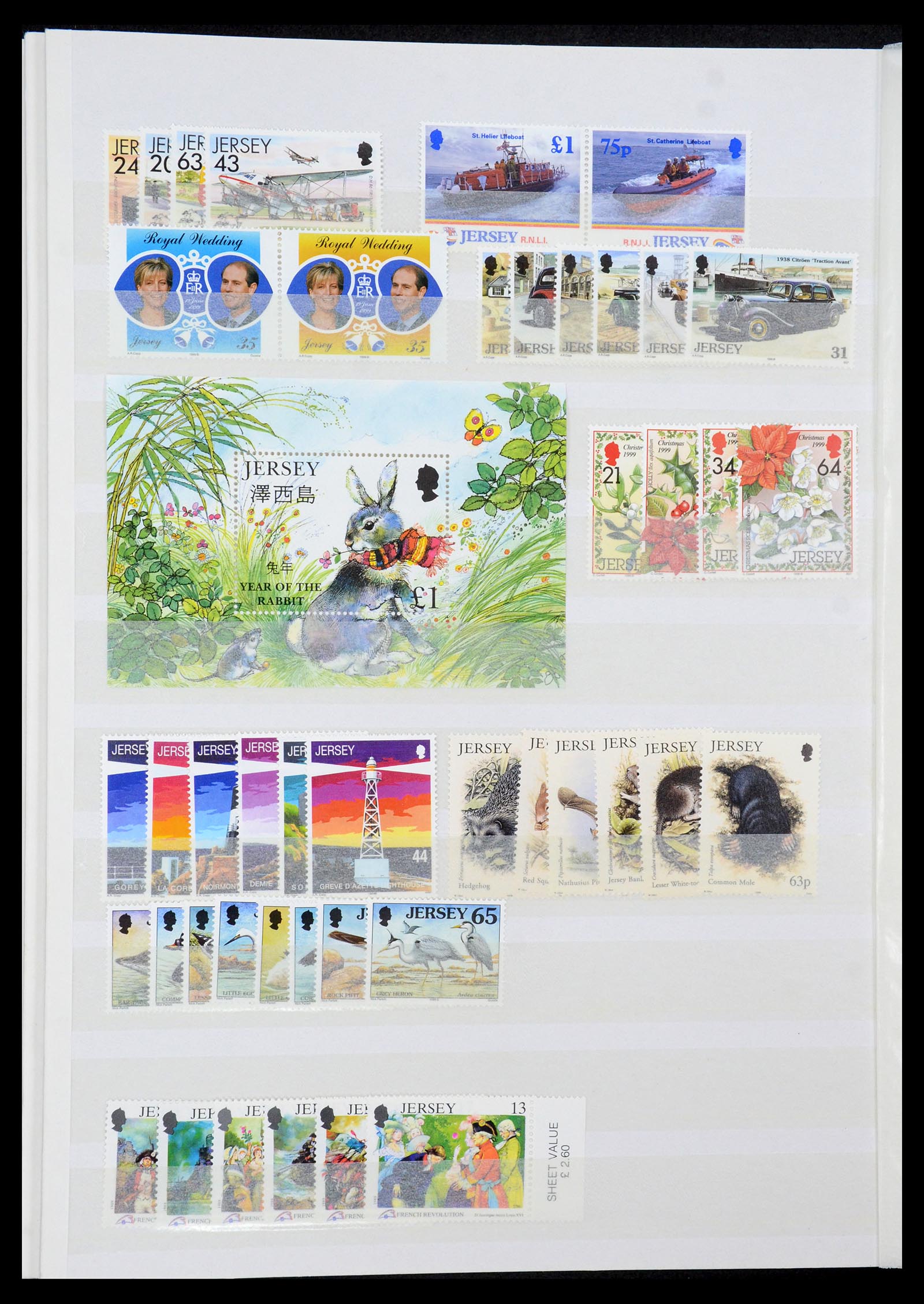 35438 042 - Postzegelverzameling 35438 Kanaaleilanden 1974-2001.