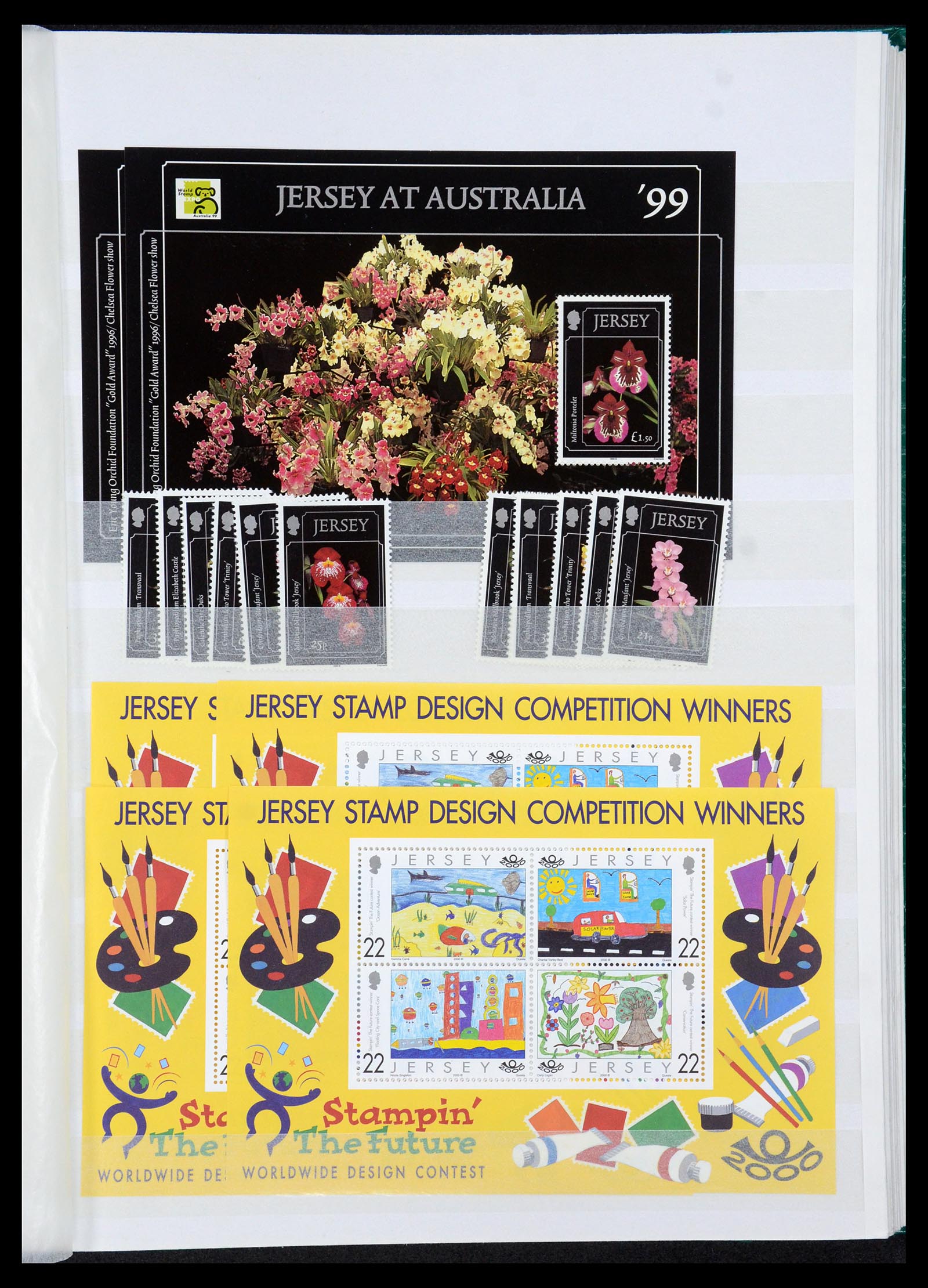 35438 043 - Postzegelverzameling 35438 Kanaaleilanden 1974-2001.