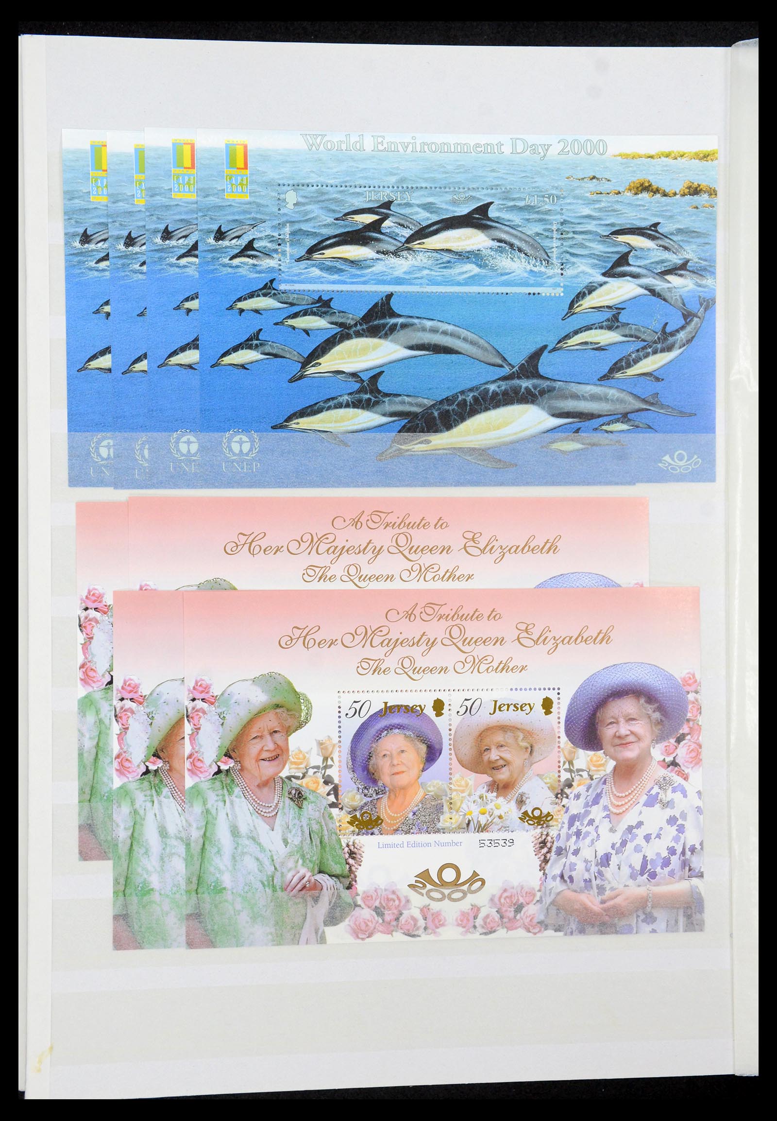 35438 046 - Postzegelverzameling 35438 Kanaaleilanden 1974-2001.