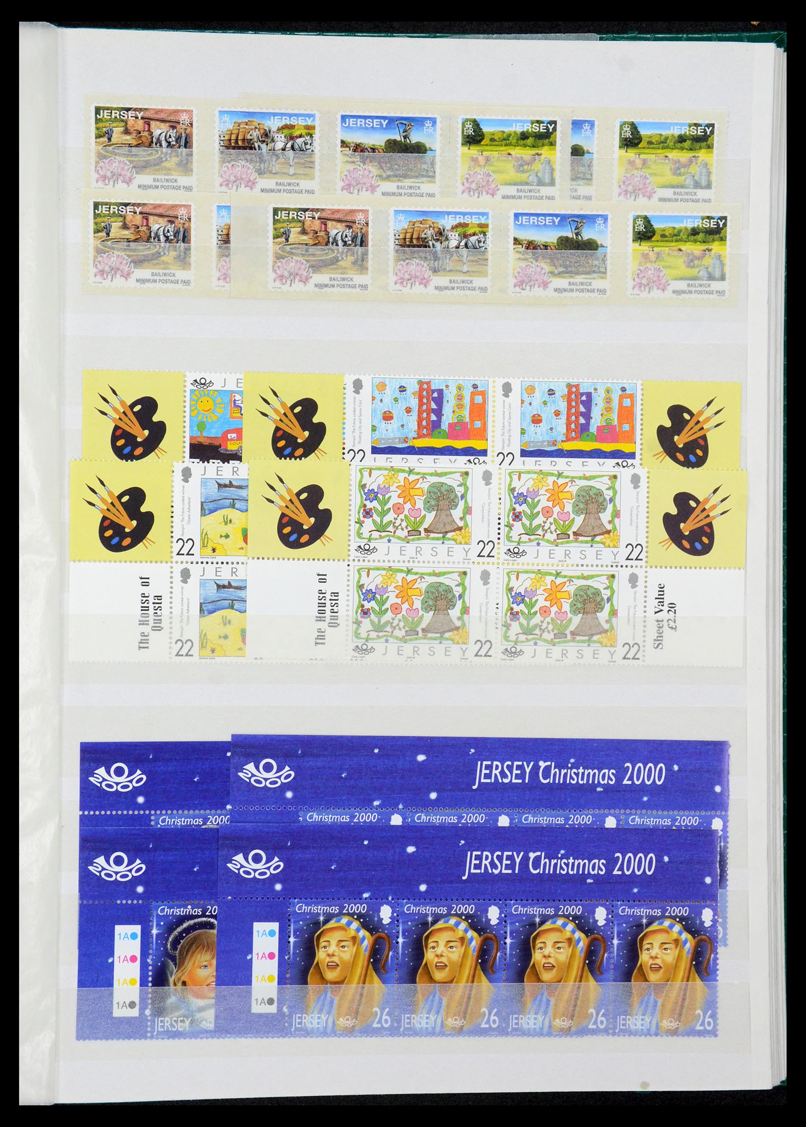 35438 047 - Postzegelverzameling 35438 Kanaaleilanden 1974-2001.