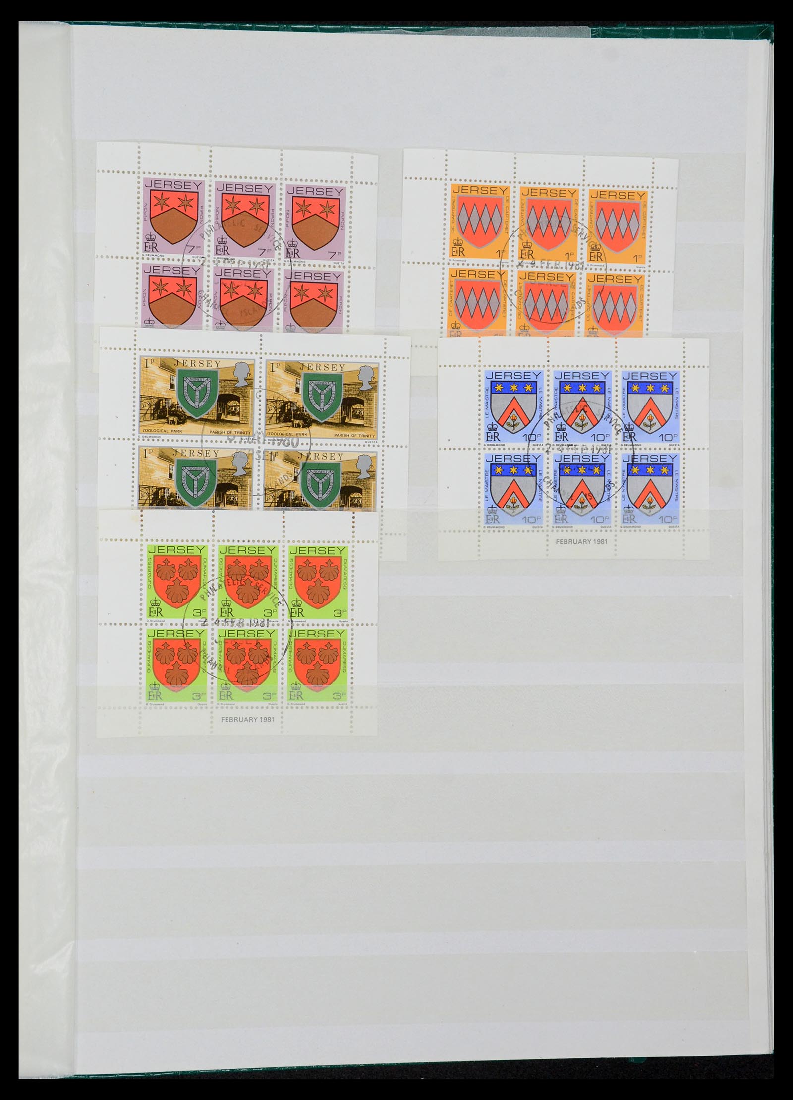 35438 050 - Postzegelverzameling 35438 Kanaaleilanden 1974-2001.