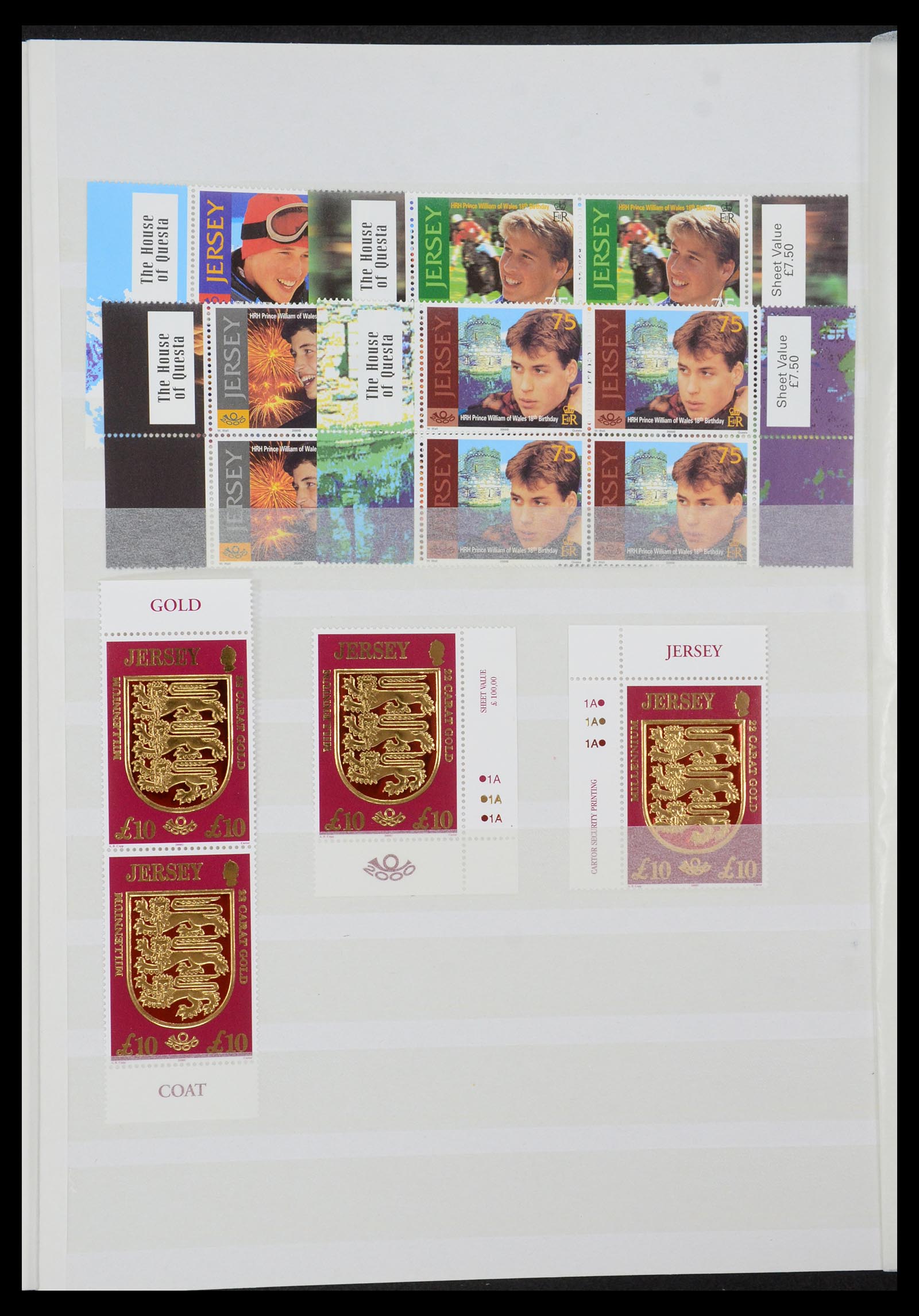 35438 051 - Postzegelverzameling 35438 Kanaaleilanden 1974-2001.