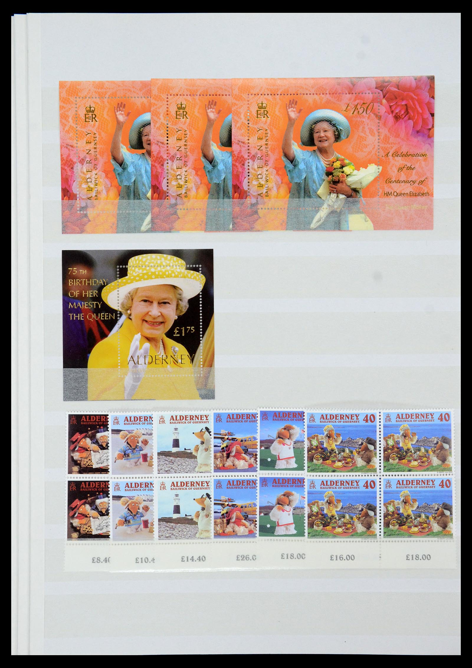 35438 057 - Postzegelverzameling 35438 Kanaaleilanden 1974-2001.