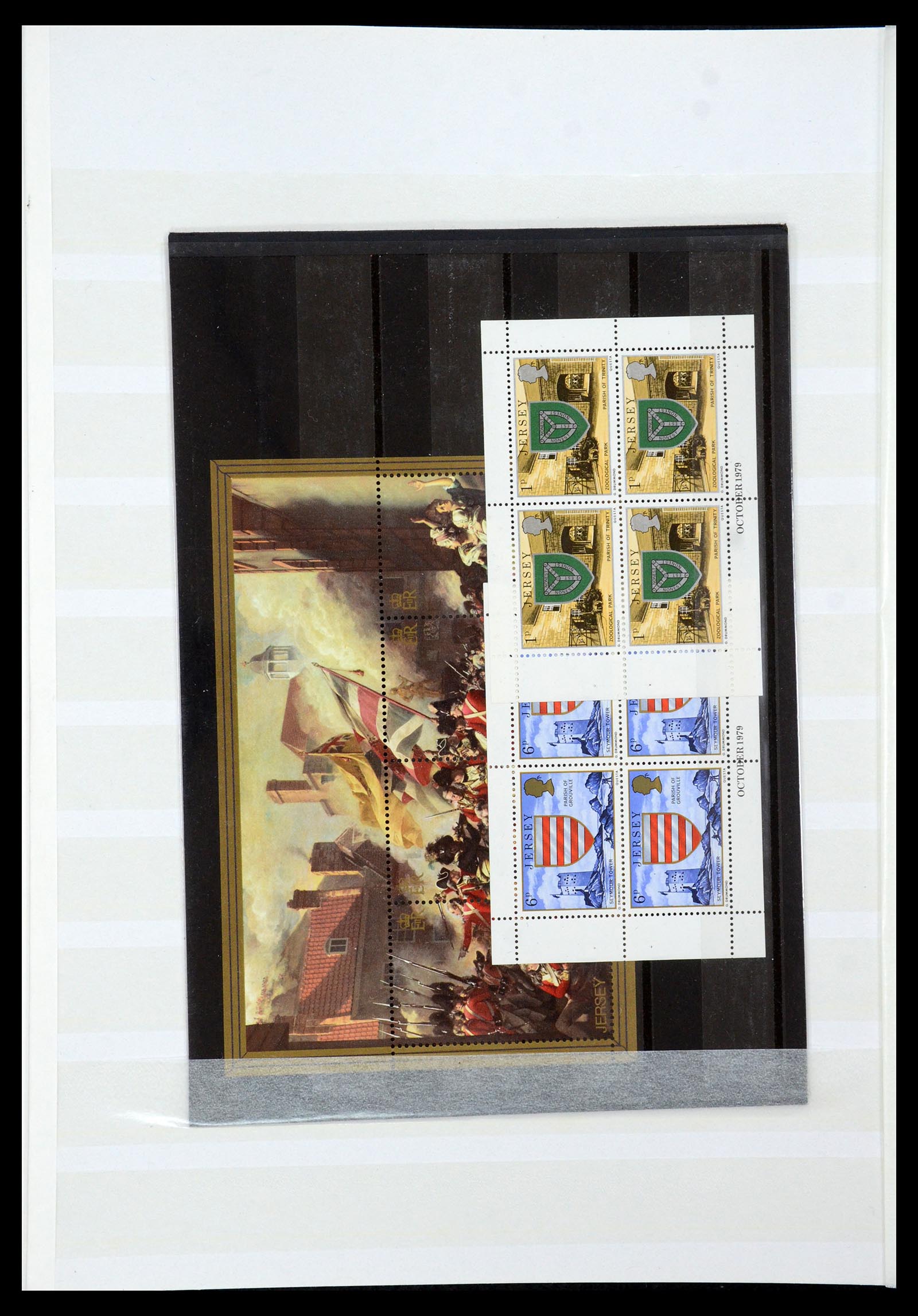 35438 060 - Postzegelverzameling 35438 Kanaaleilanden 1974-2001.