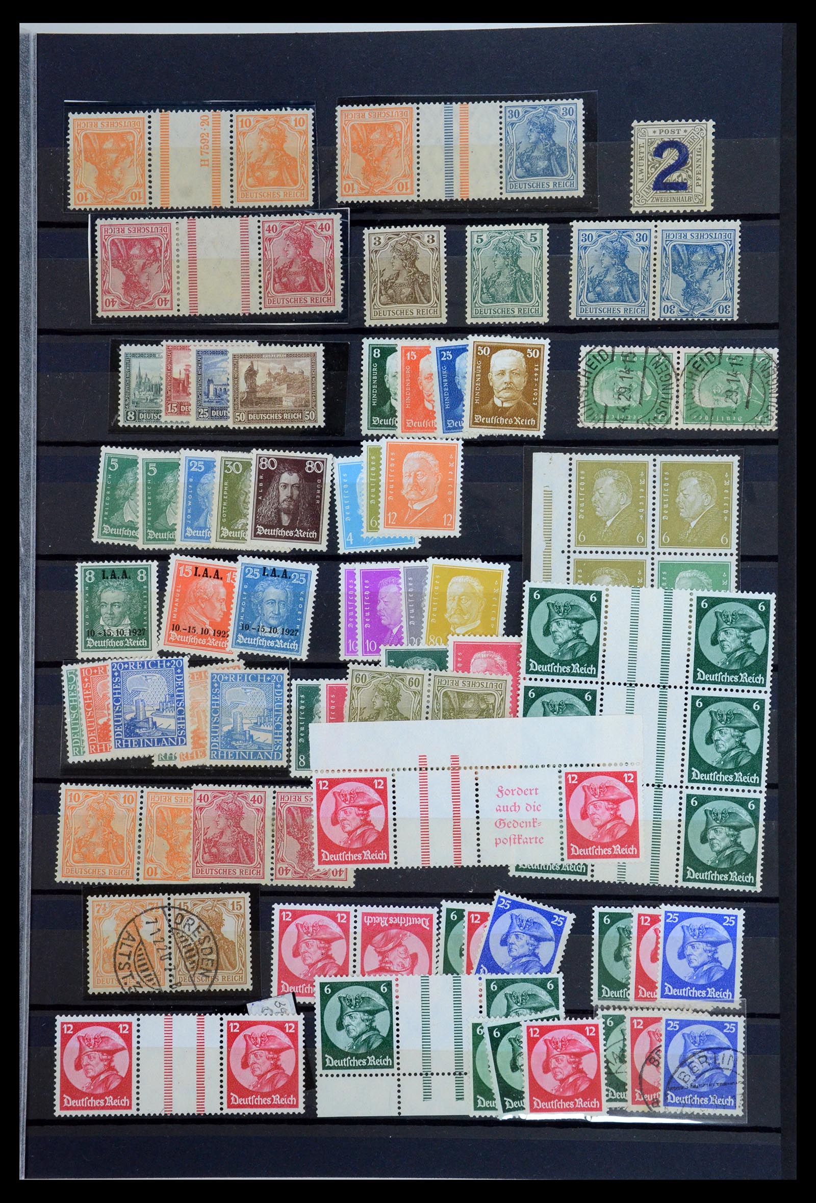 35439 001 - Postzegelverzameling 35439 Duitsland 1920-1955.