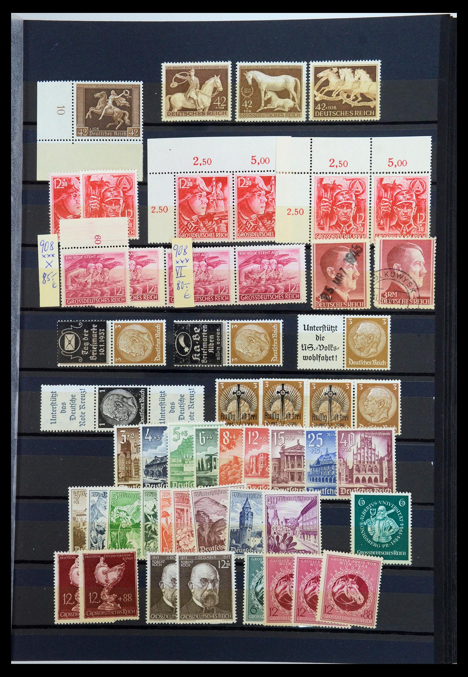 35439 005 - Postzegelverzameling 35439 Duitsland 1920-1955.