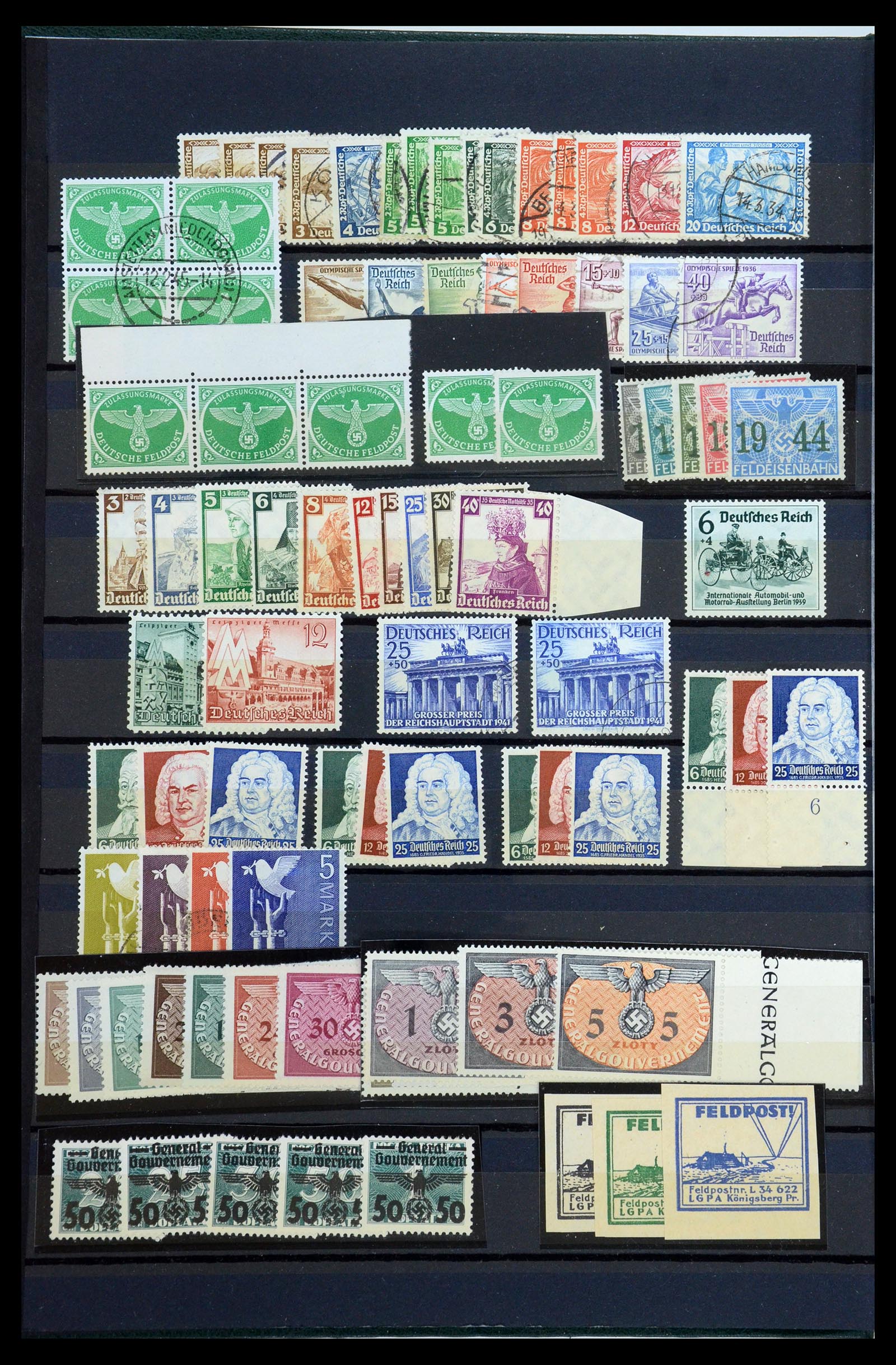 35439 006 - Stamp Collection 35439 Germany 1920-1955.