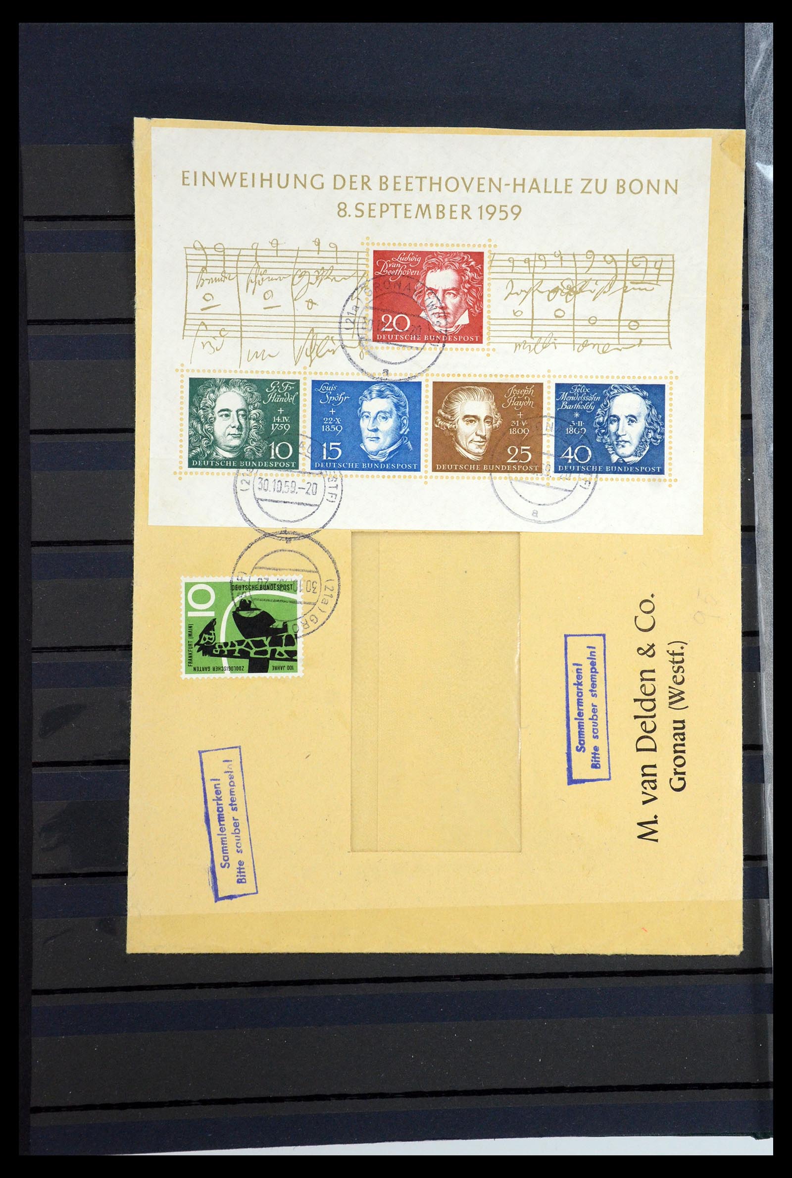 35439 012 - Postzegelverzameling 35439 Duitsland 1920-1955.