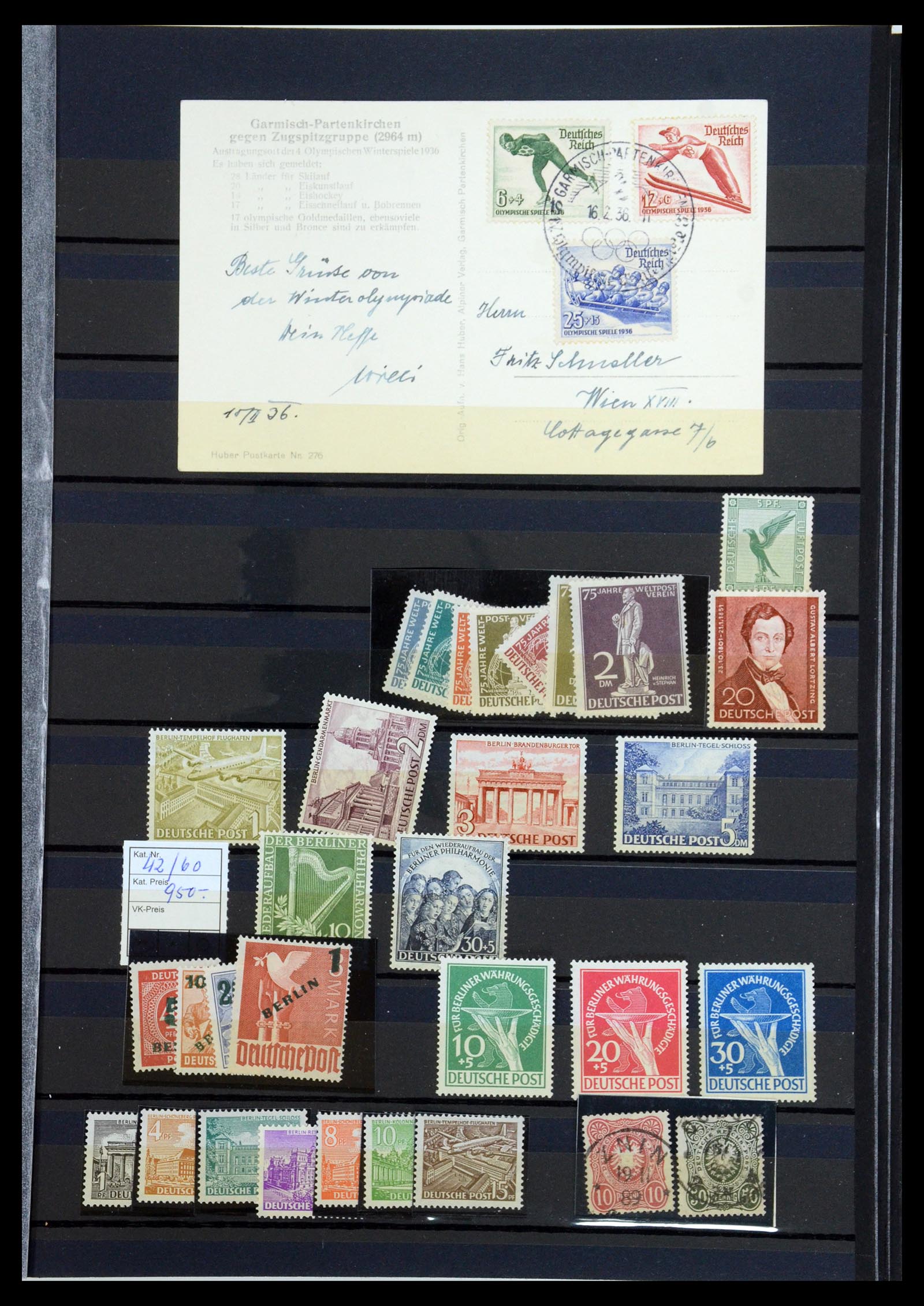 35439 013 - Stamp Collection 35439 Germany 1920-1955.