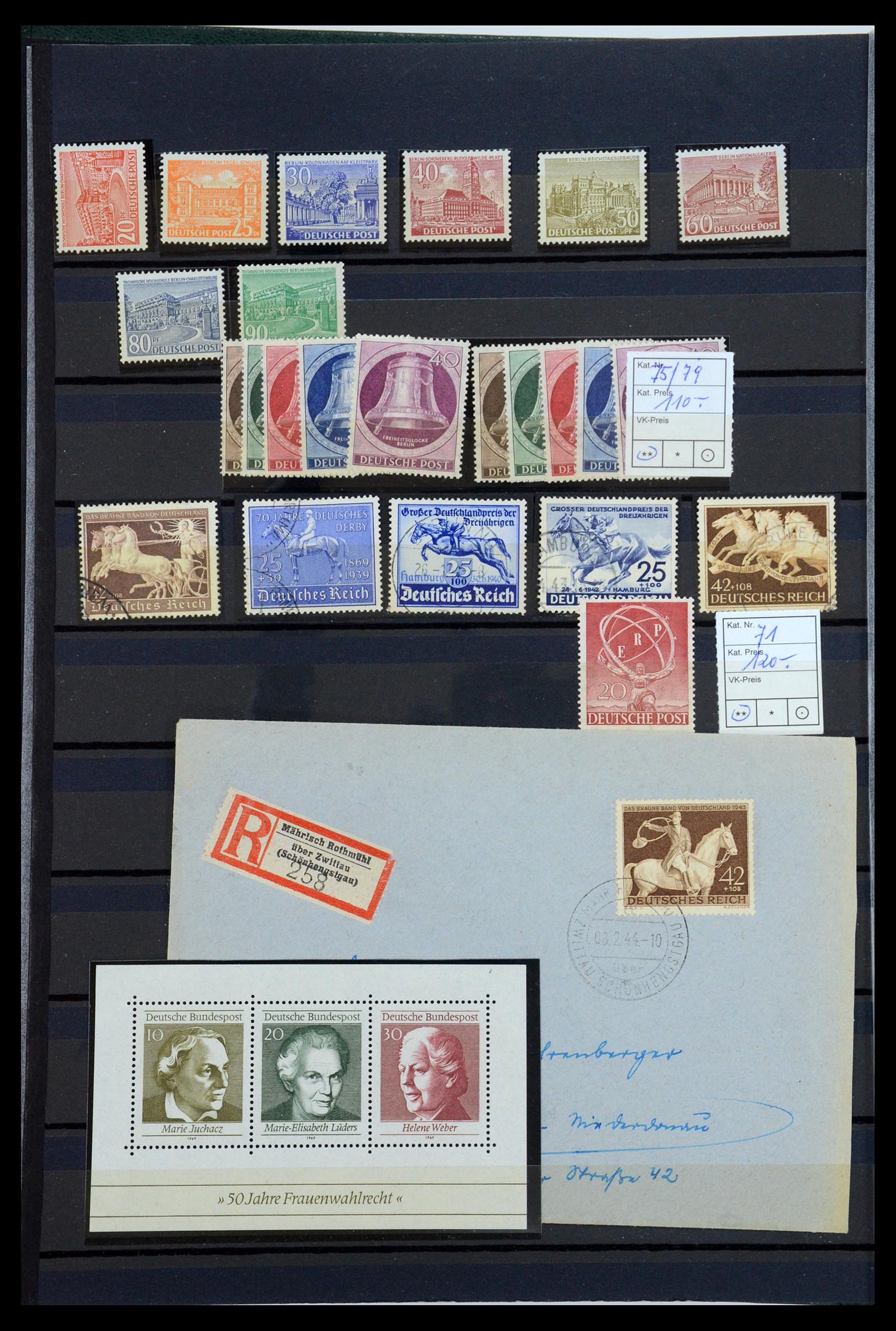 35439 014 - Postzegelverzameling 35439 Duitsland 1920-1955.