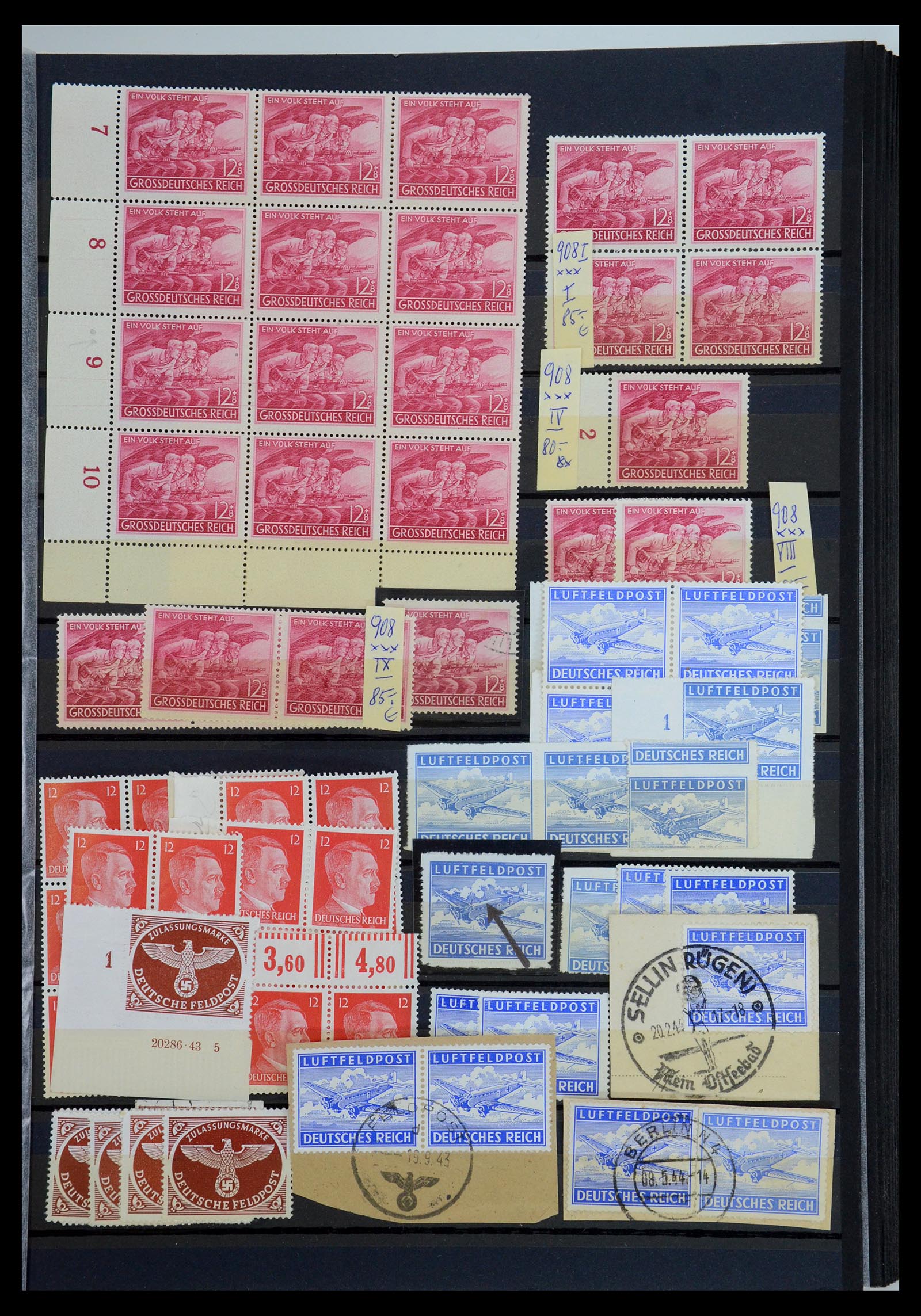 35439 017 - Postzegelverzameling 35439 Duitsland 1920-1955.