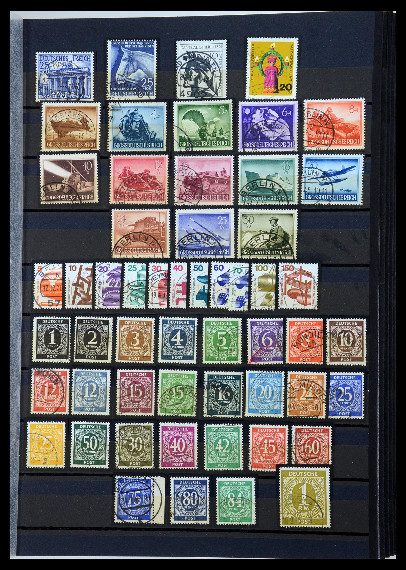 35439 025 - Postzegelverzameling 35439 Duitsland 1920-1955.