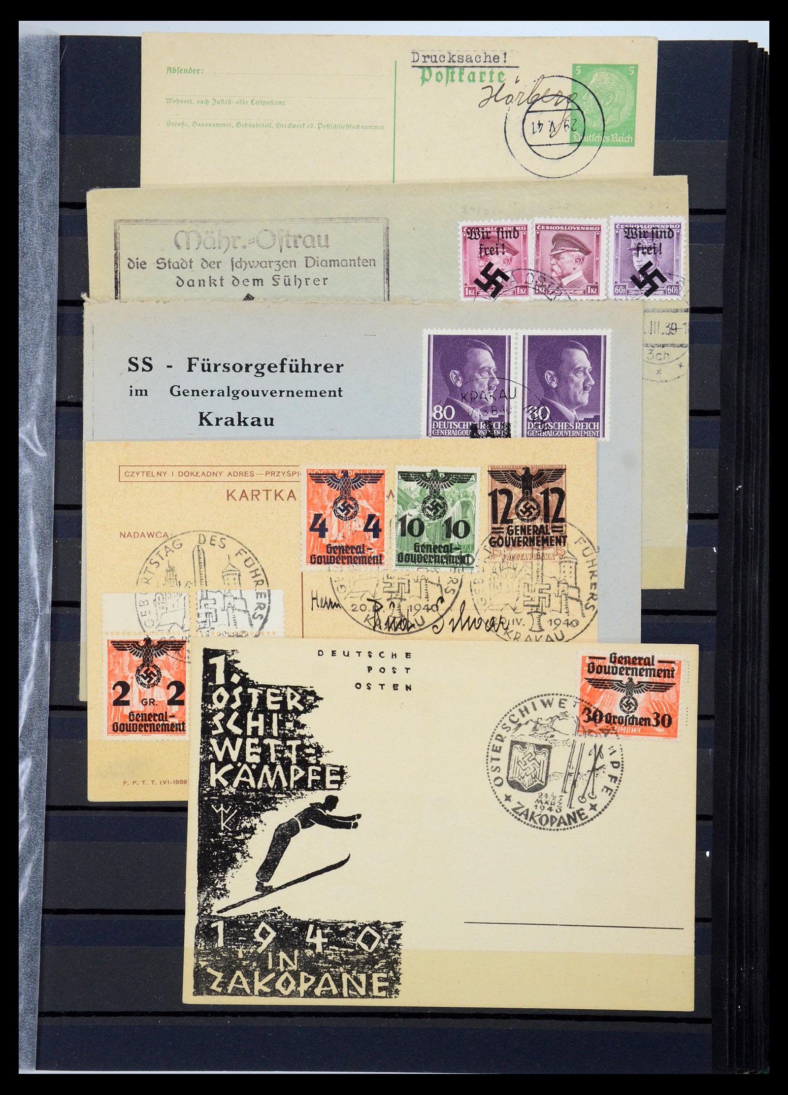 35439 033 - Postzegelverzameling 35439 Duitsland 1920-1955.