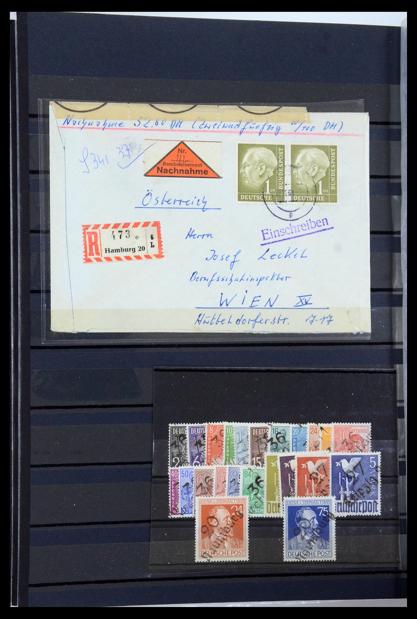 35439 051 - Postzegelverzameling 35439 Duitsland 1920-1955.