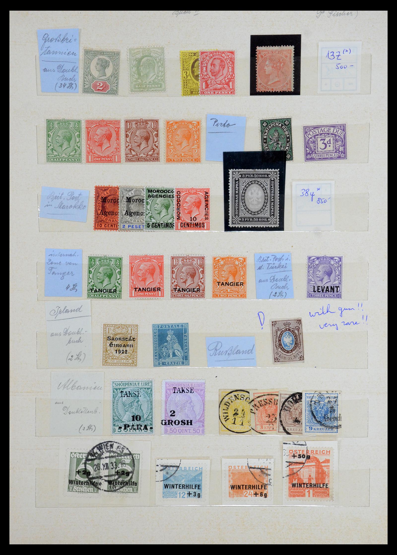 35442 001 - Stamp Collection 35442 World 1855-1940.