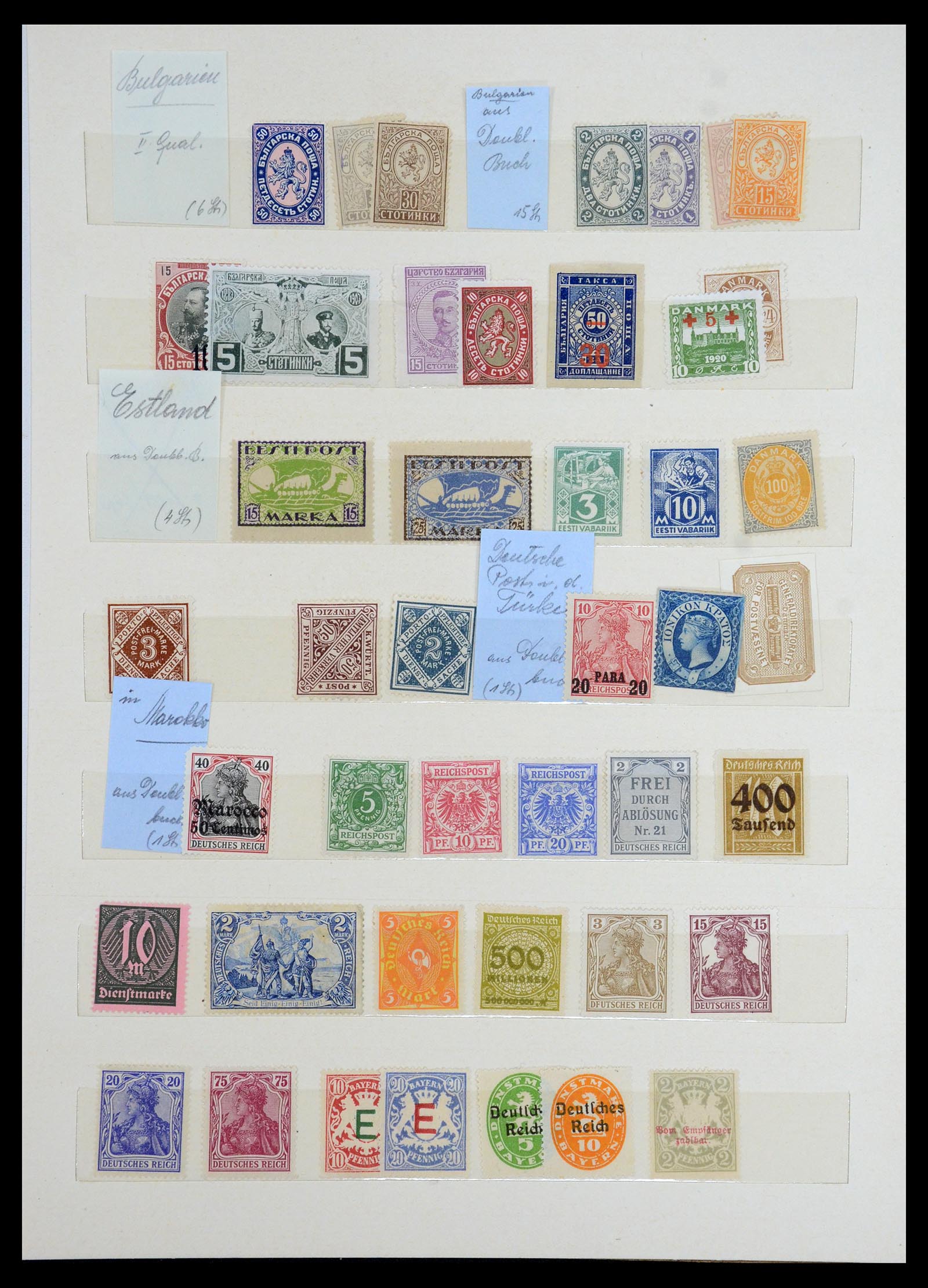 35442 007 - Stamp Collection 35442 World 1855-1940.