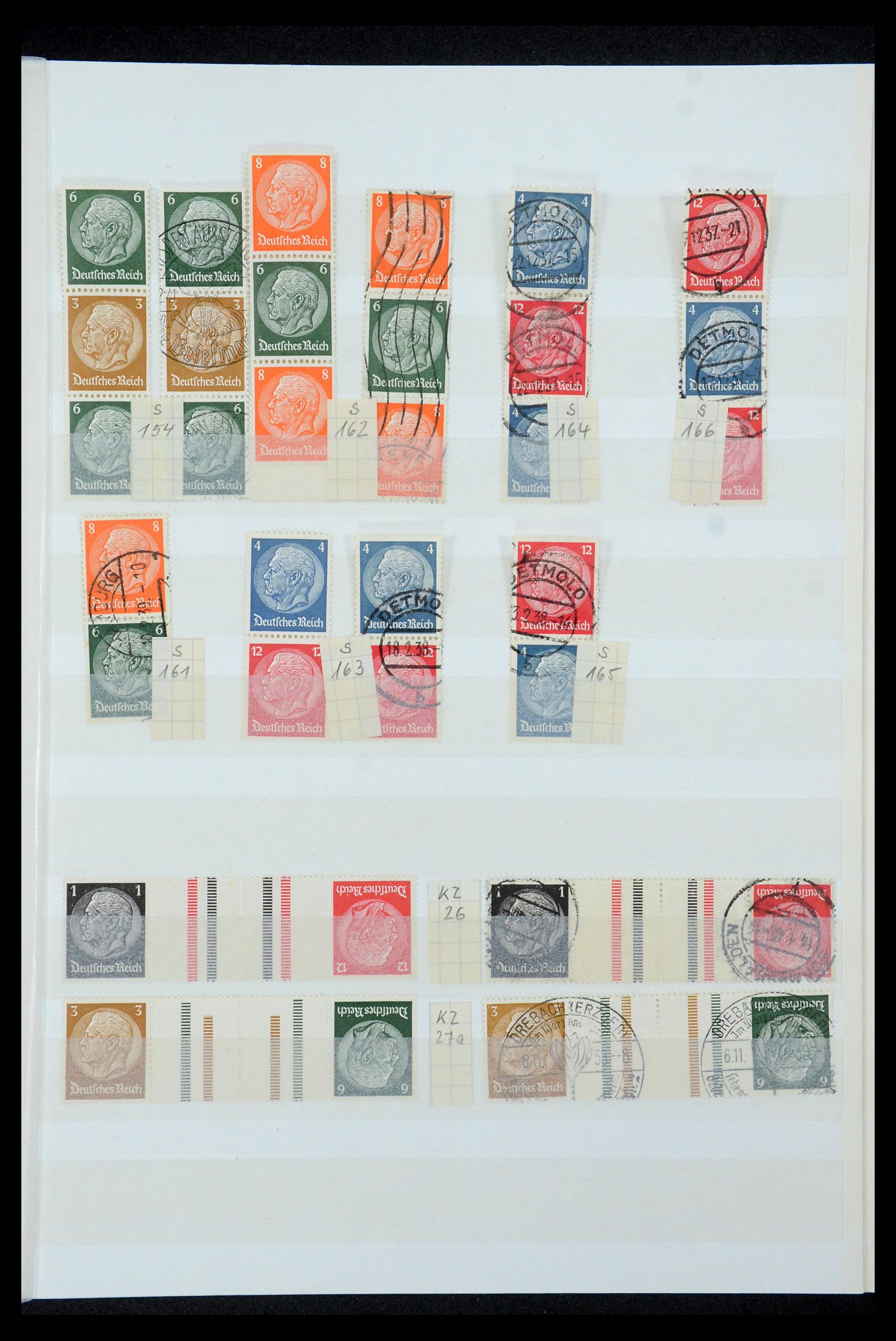 35444 023 - Stamp Collection 35444 German Reich combinations 1910-1941.