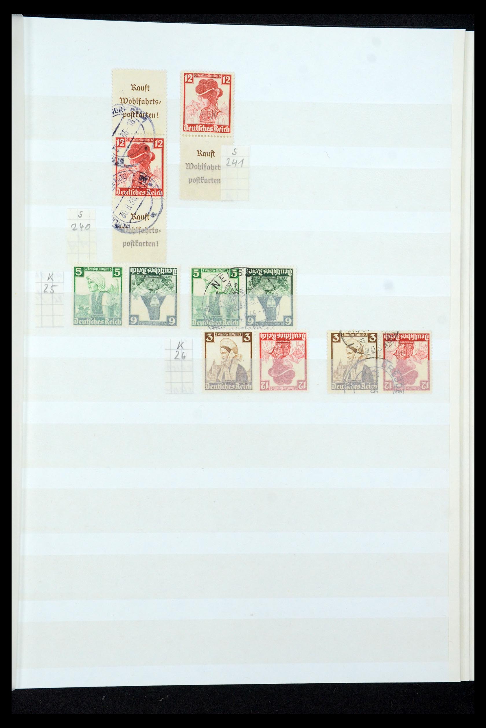 35444 040 - Stamp Collection 35444 German Reich combinations 1910-1941.