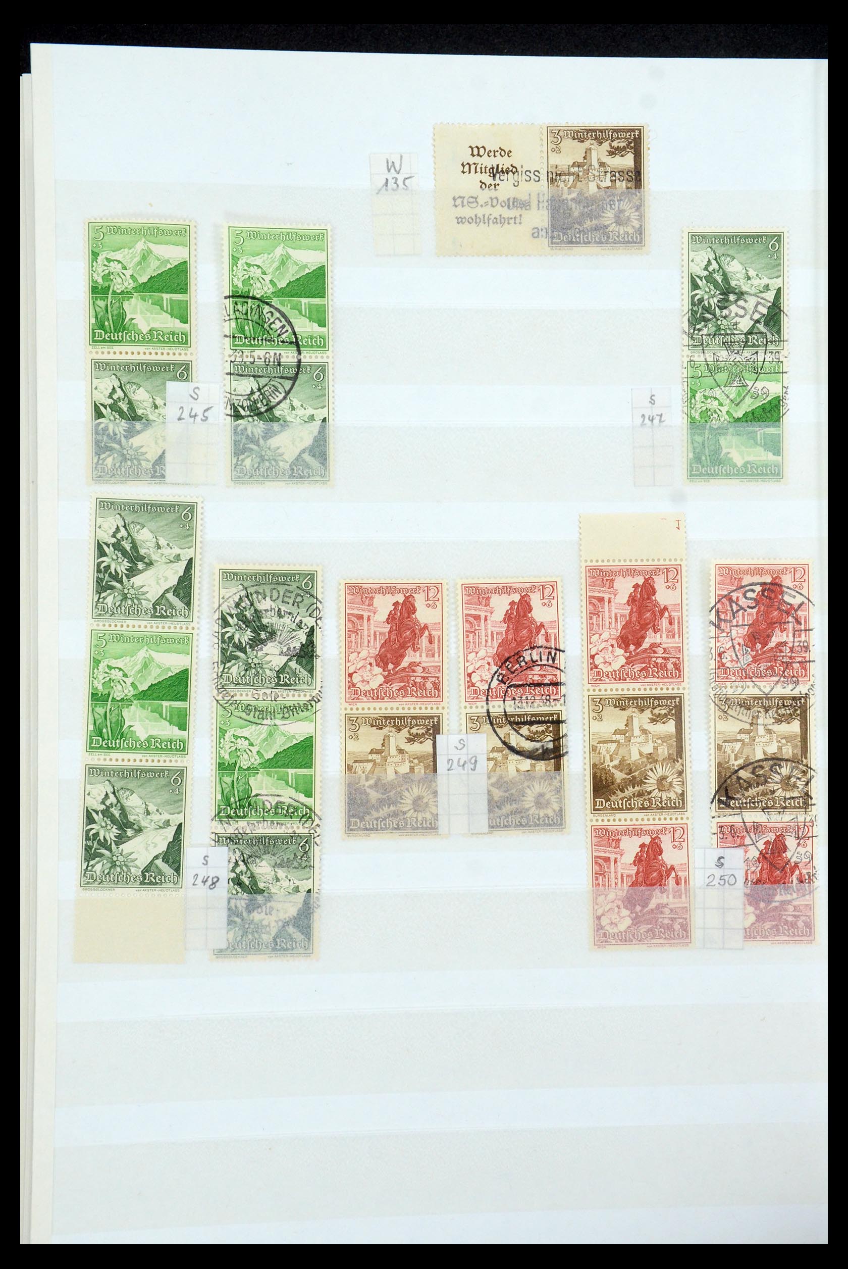 35444 047 - Stamp Collection 35444 German Reich combinations 1910-1941.