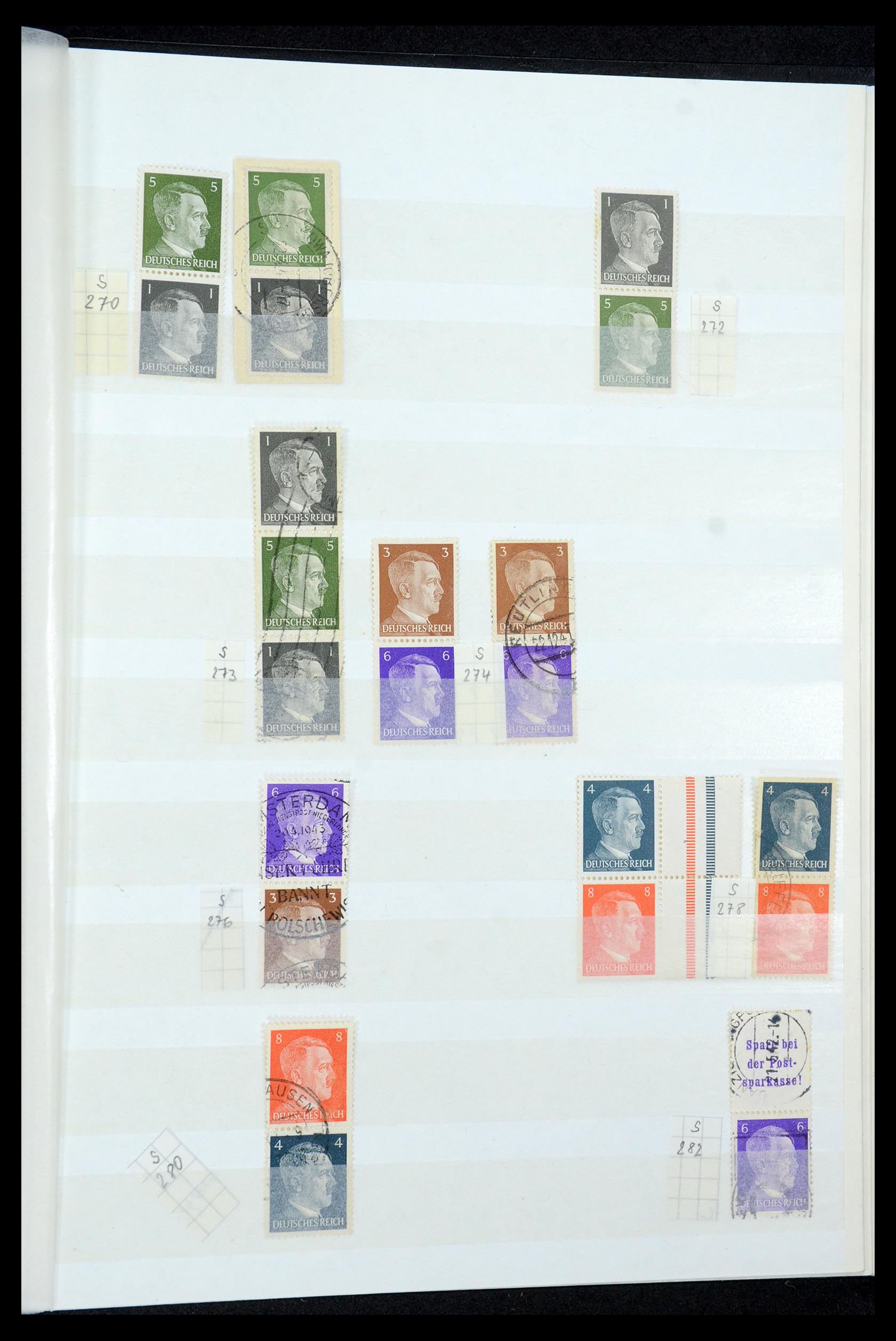 35444 052 - Stamp Collection 35444 German Reich combinations 1910-1941.