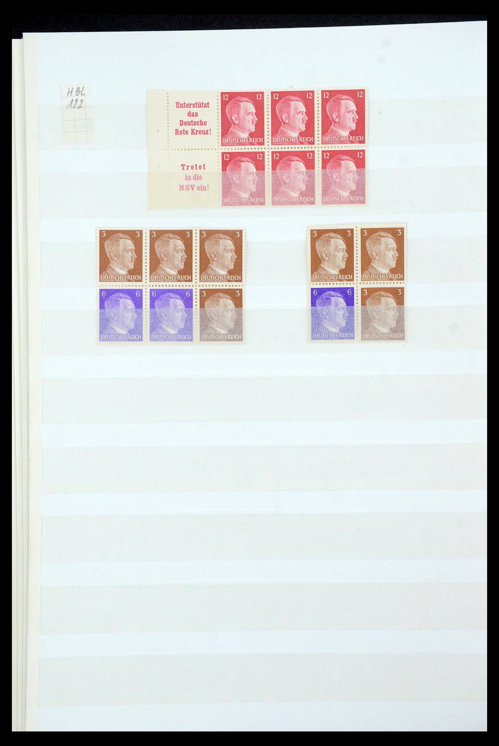35444 056 - Stamp Collection 35444 German Reich combinations 1910-1941.