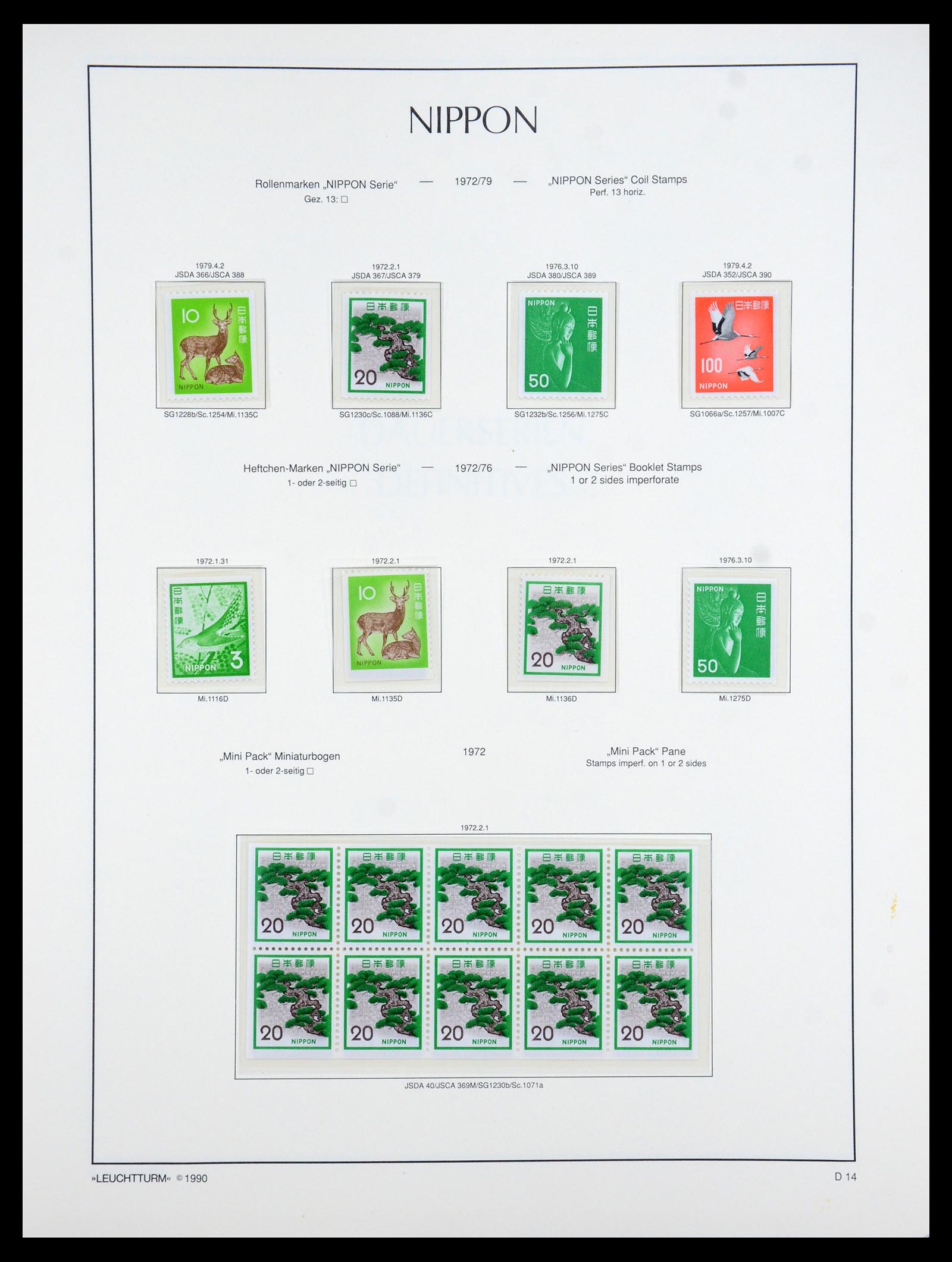 35450 012 - Stamp Collection 35450 Japan 1871-1998.