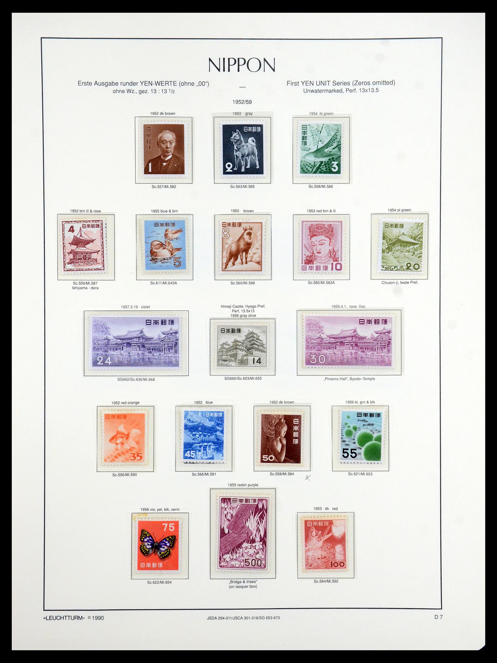 35450 060 - Postzegelverzameling 35450 Japan 1871-1998.