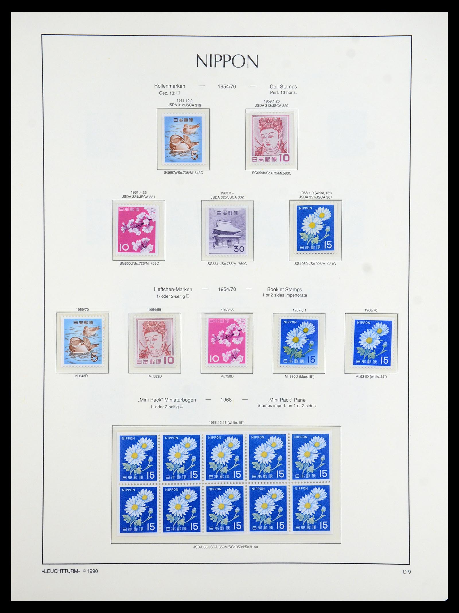 35450 062 - Postzegelverzameling 35450 Japan 1871-1998.