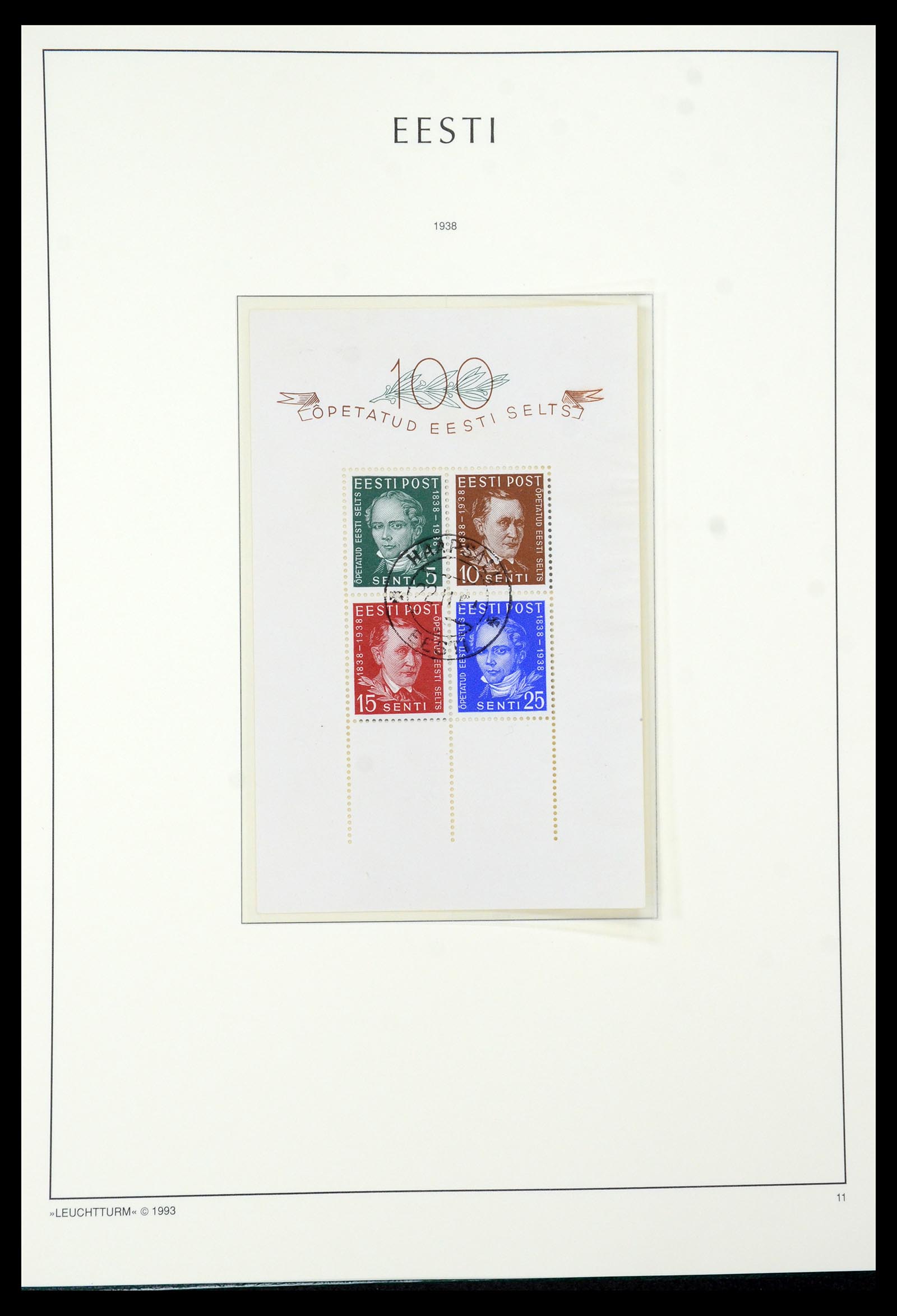 35451 012 - Postzegelverzameling 35451 Estland 1918-2005.