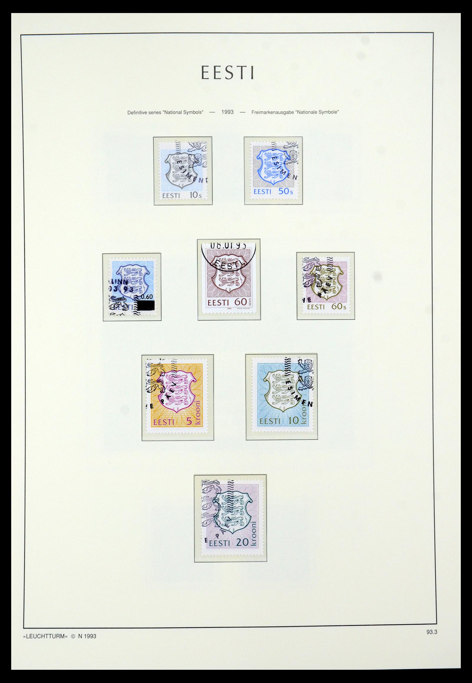 35451 020 - Postzegelverzameling 35451 Estland 1918-2005.