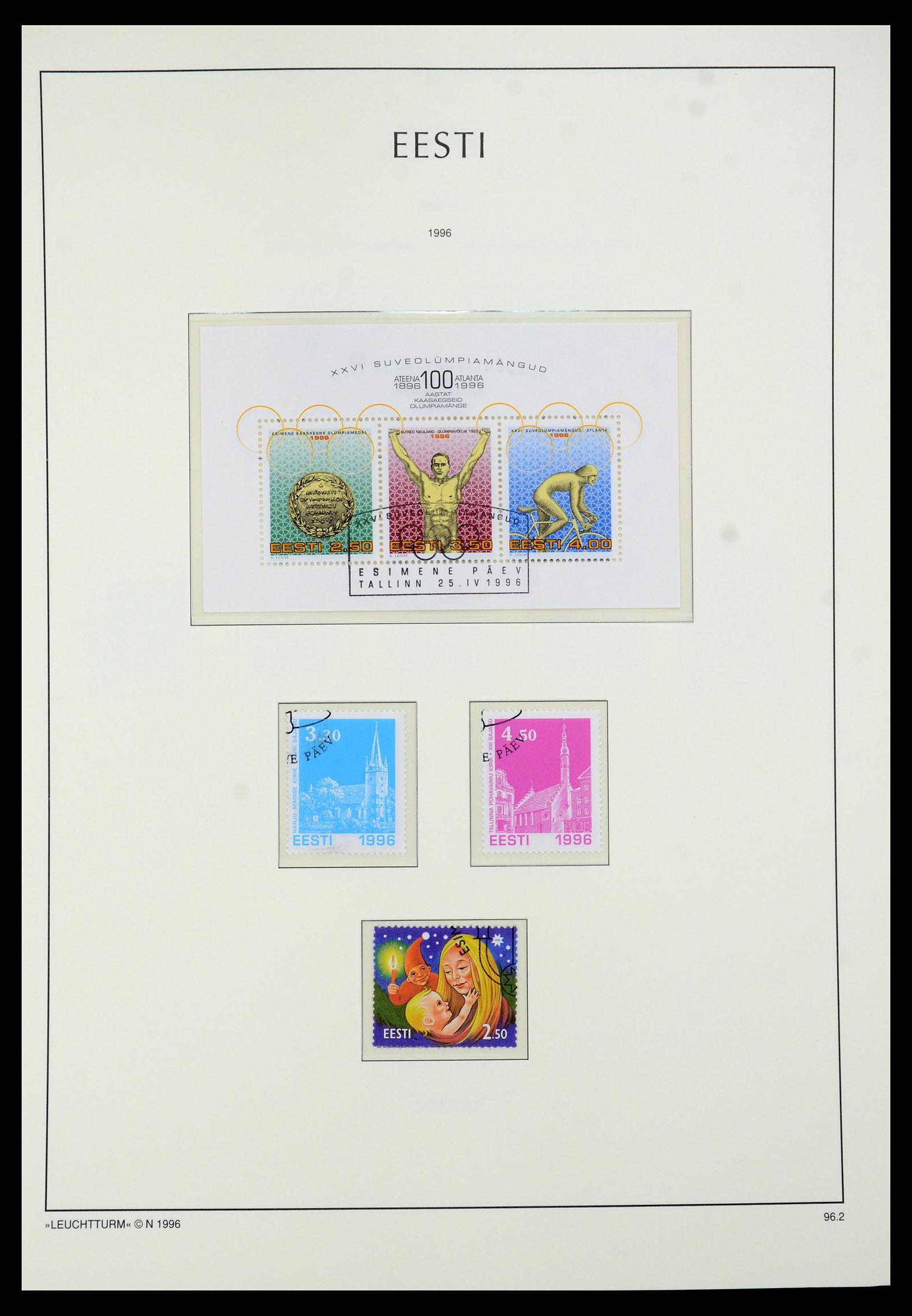 35451 028 - Postzegelverzameling 35451 Estland 1918-2005.