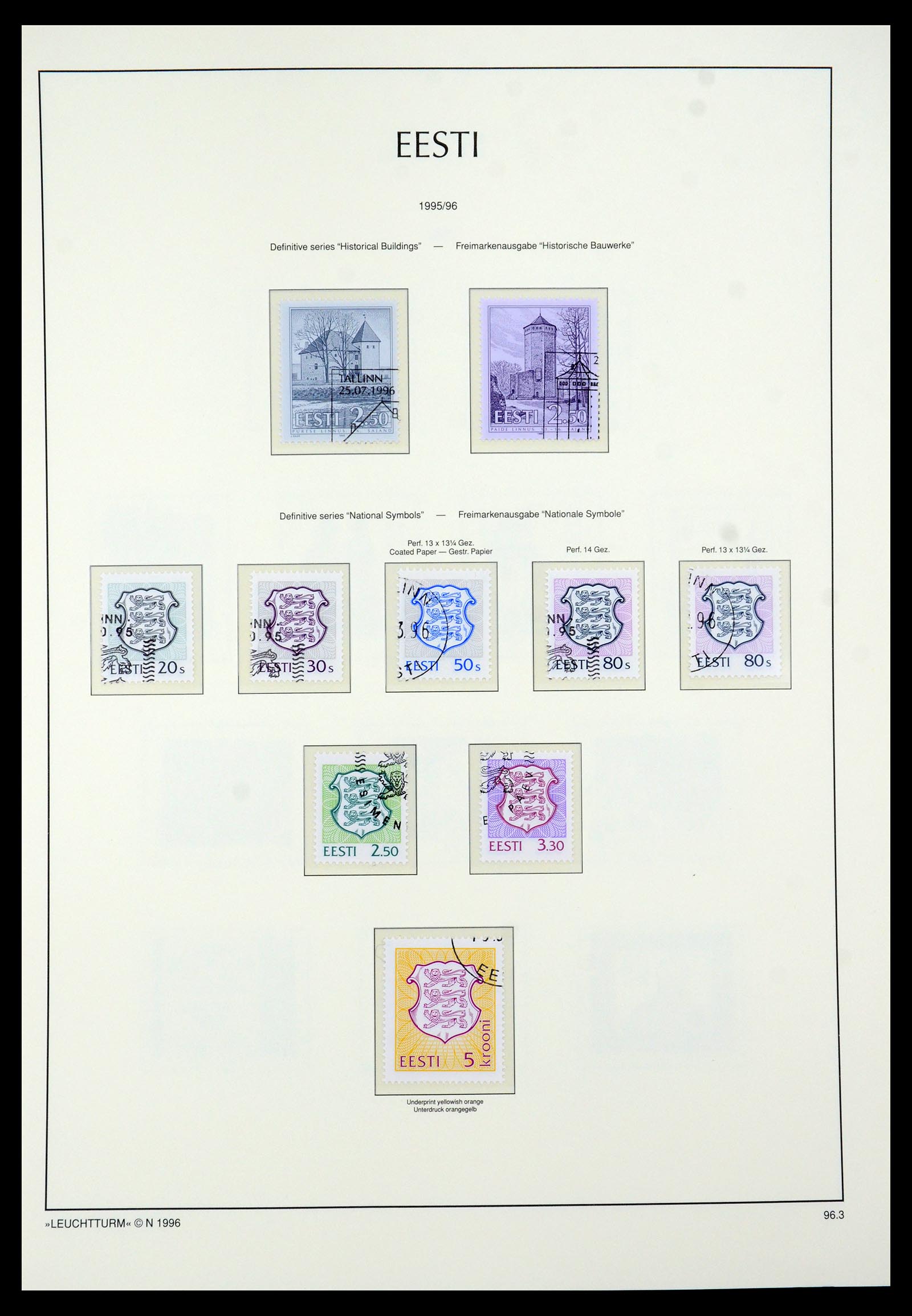 35451 029 - Postzegelverzameling 35451 Estland 1918-2005.