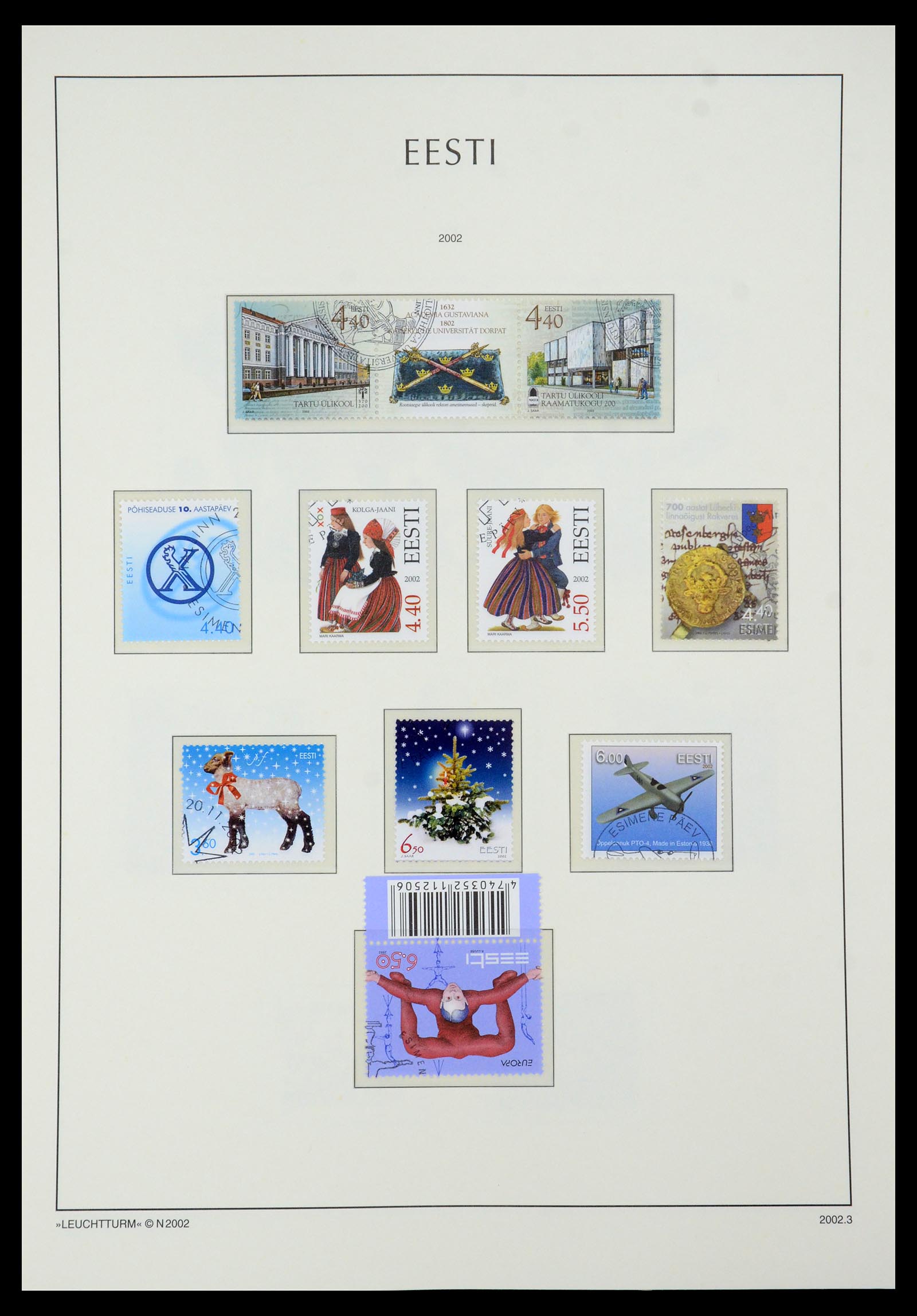 35451 045 - Postzegelverzameling 35451 Estland 1918-2005.
